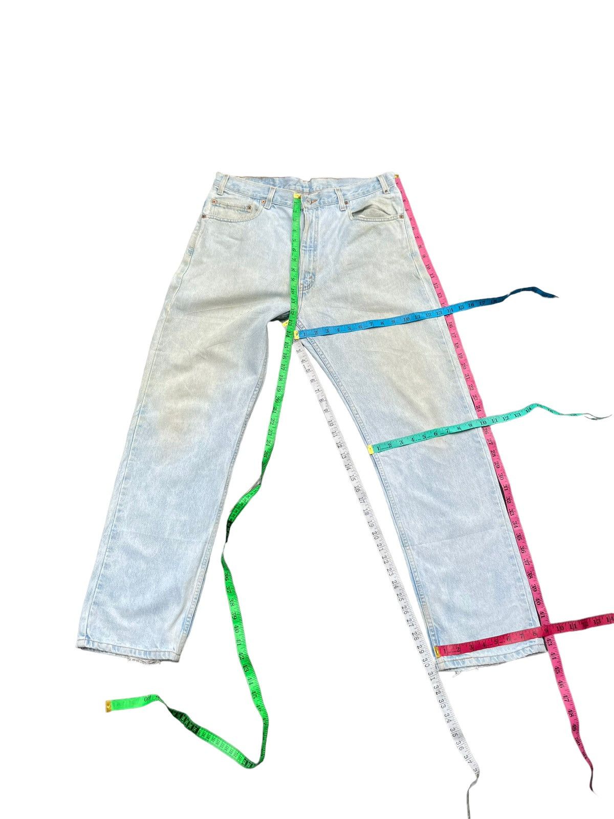 Levi's × Vintage Vintage 2002 Levis 505 e Faded Wash Denim Size US 36 / EU 52 - 22 Thumbnail