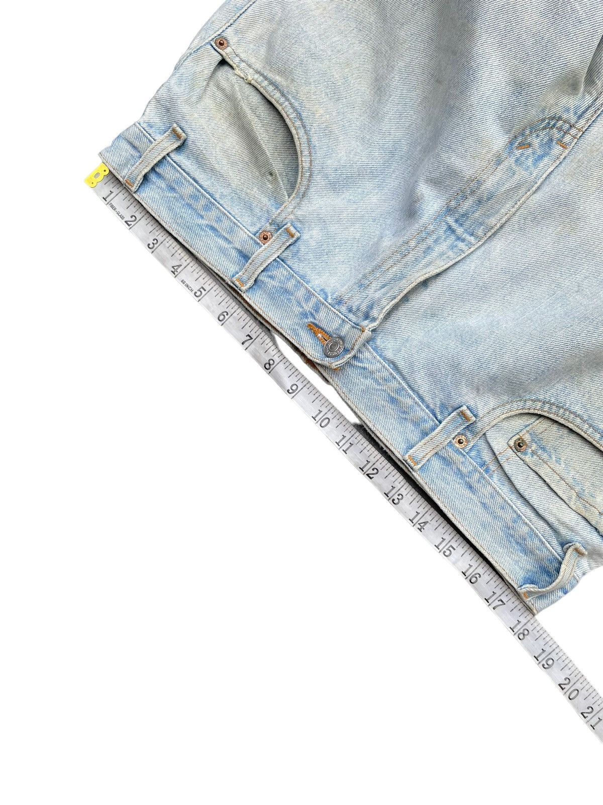 Levi's × Vintage Vintage 2002 Levis 505 e Faded Wash Denim Size US 36 / EU 52 - 21 Thumbnail