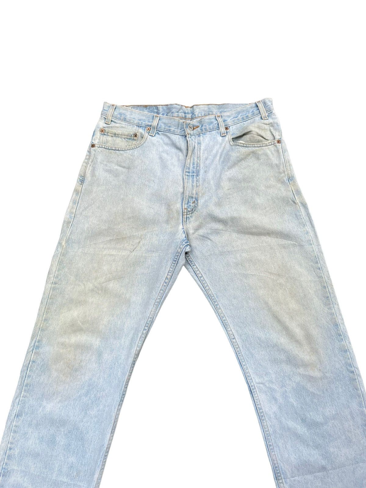 Levi's × Vintage Vintage 2002 Levis 505 e Faded Wash Denim Size US 36 / EU 52 - 3 Thumbnail