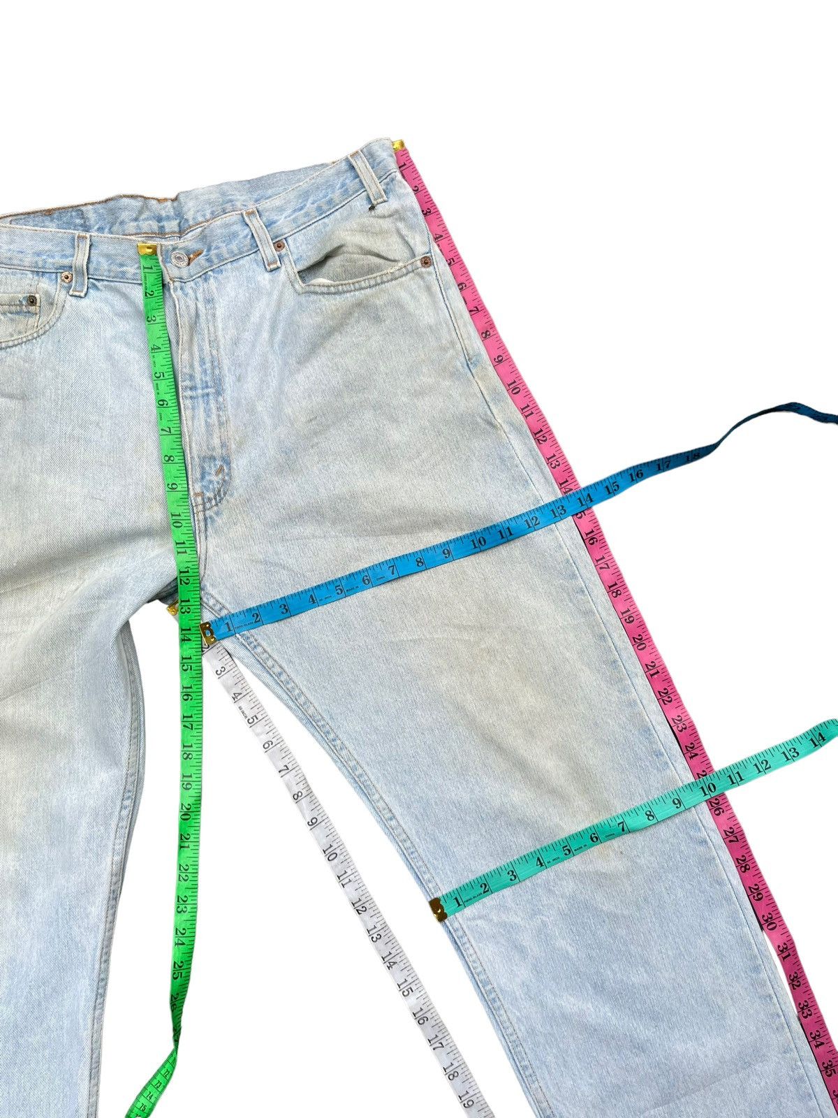 Levi's × Vintage Vintage 2002 Levis 505 e Faded Wash Denim Size US 36 / EU 52 - 24 Thumbnail