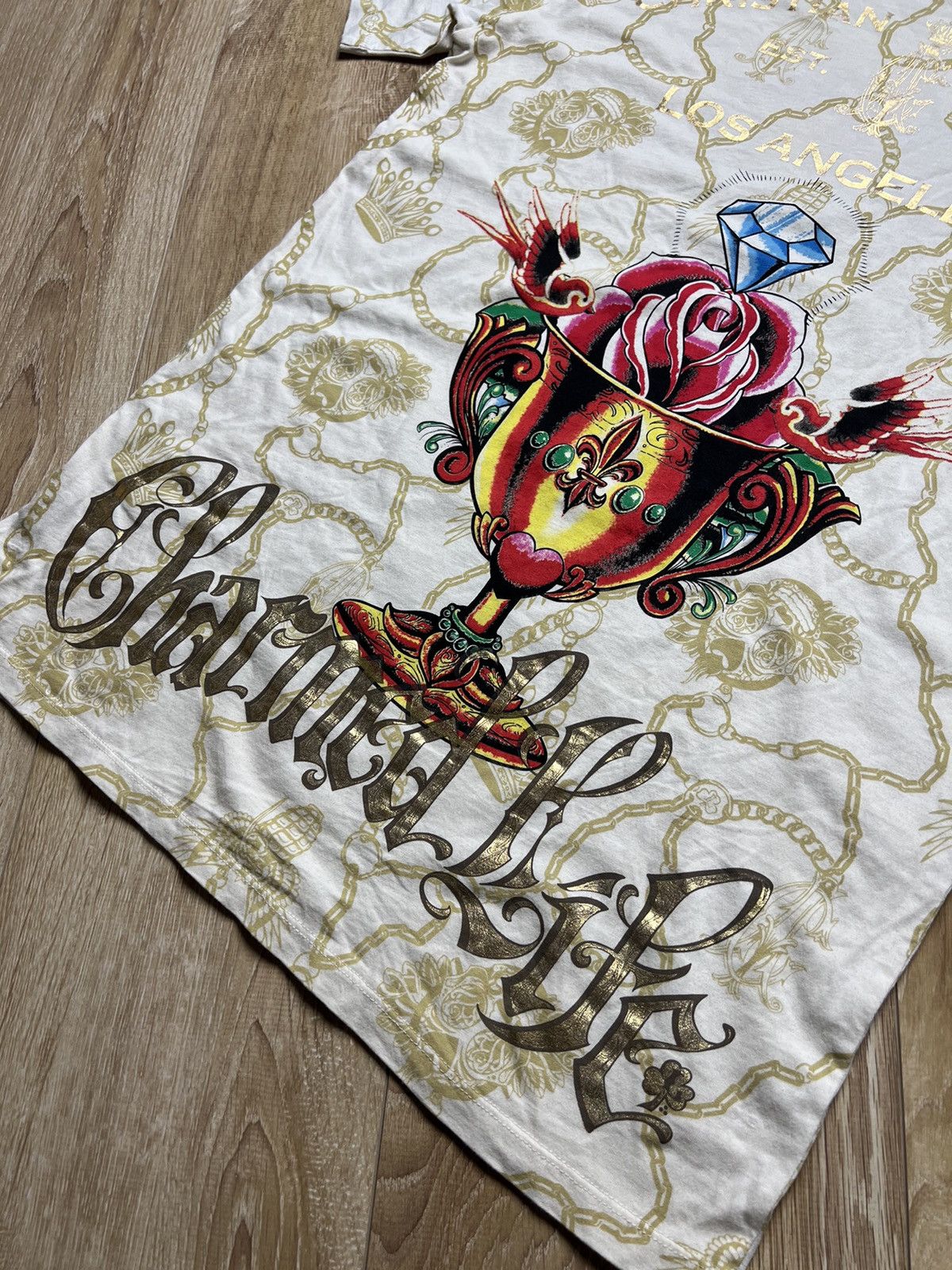 Christian Audigier Rare Christian Audigier T-Shirt Size US L / EU 52-54 / 3 - 10 Thumbnail