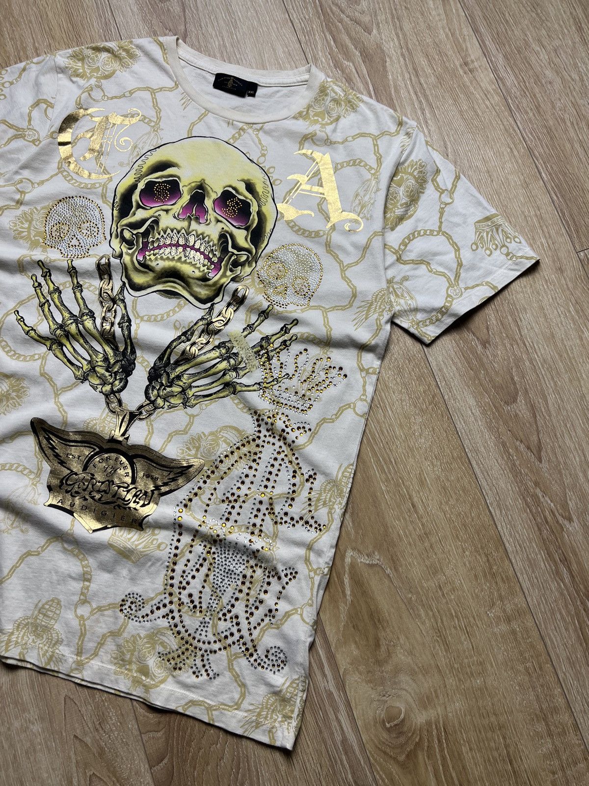 Christian Audigier Rare Christian Audigier T-Shirt Size US L / EU 52-54 / 3 - 3 Thumbnail