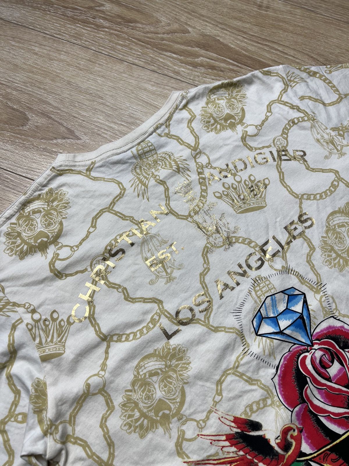 Christian Audigier Rare Christian Audigier T-Shirt Size US L / EU 52-54 / 3 - 9 Thumbnail
