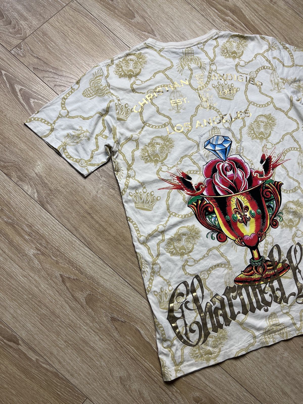 Christian Audigier Rare Christian Audigier T-Shirt Size US L / EU 52-54 / 3 - 7 Thumbnail
