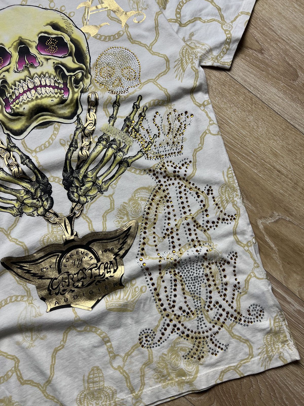 Christian Audigier Rare Christian Audigier T-Shirt Size US L / EU 52-54 / 3 - 5 Thumbnail