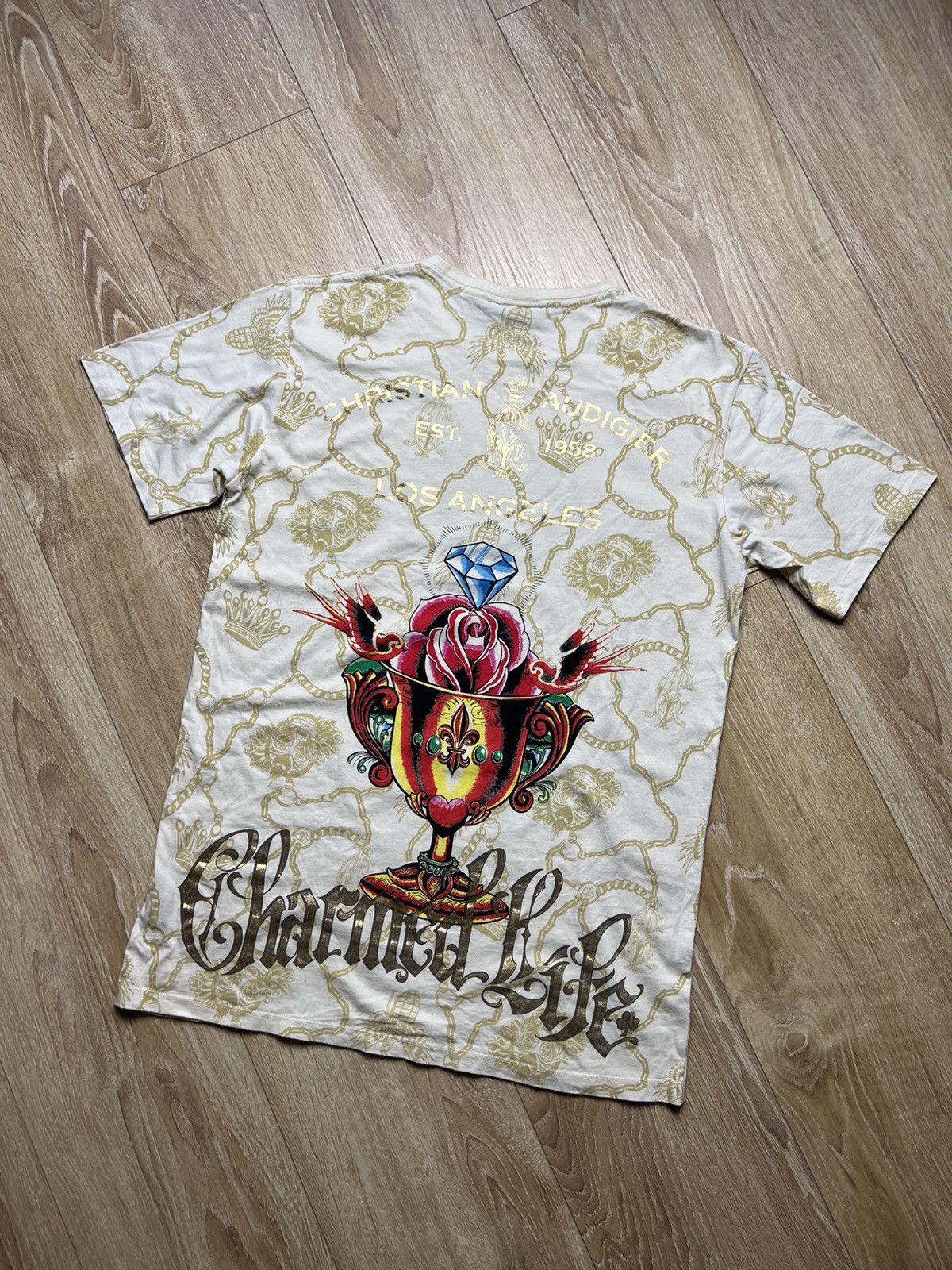 Christian Audigier Rare Christian Audigier T-Shirt Size US L / EU 52-54 / 3 - 6 Thumbnail