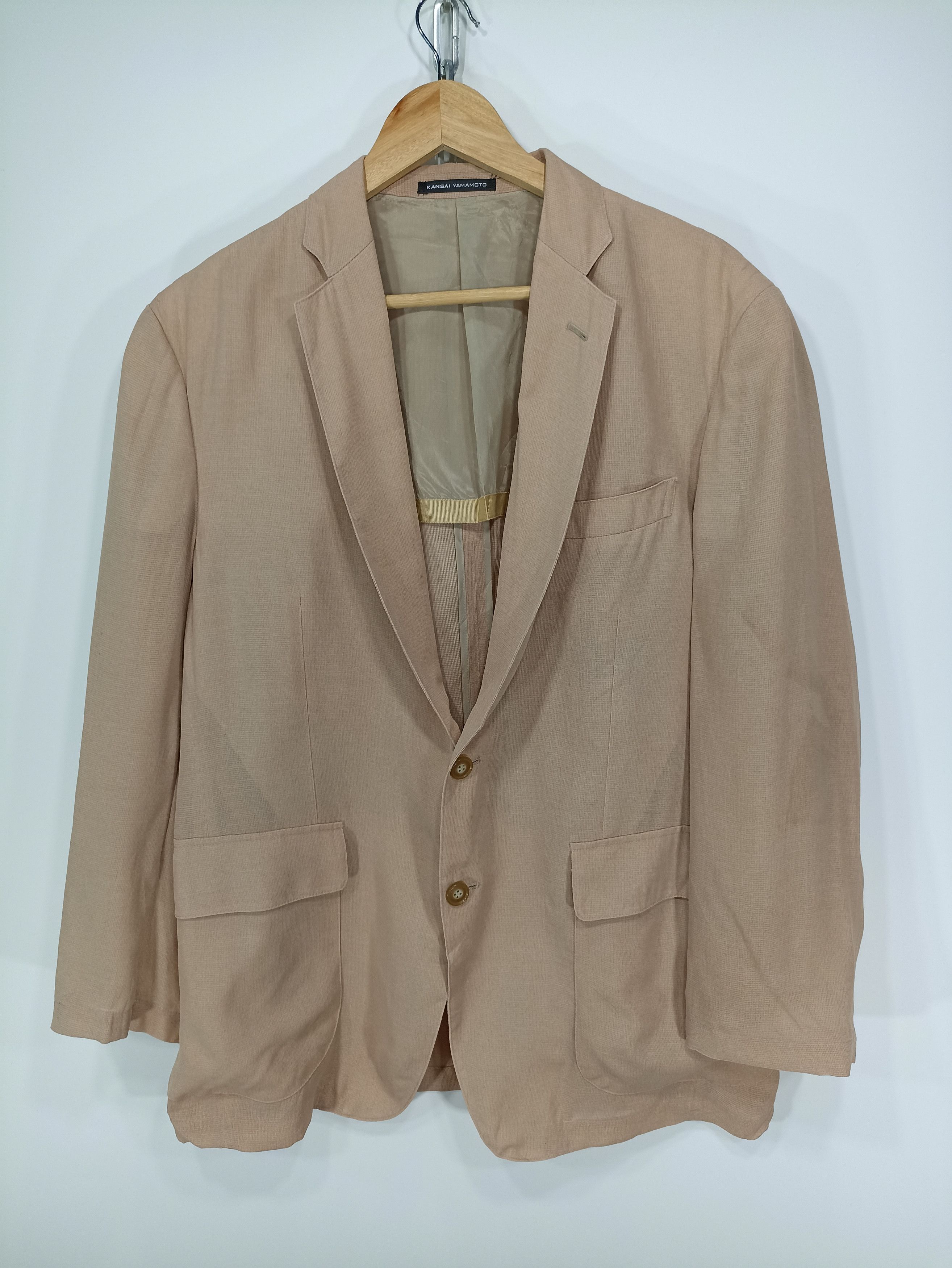 Designer × Japanese Brand × Kansai Yamamoto Kansai Yamamoto Mesh Blazer Size US M / EU 48-50 / 2 - 1 Thumbnail