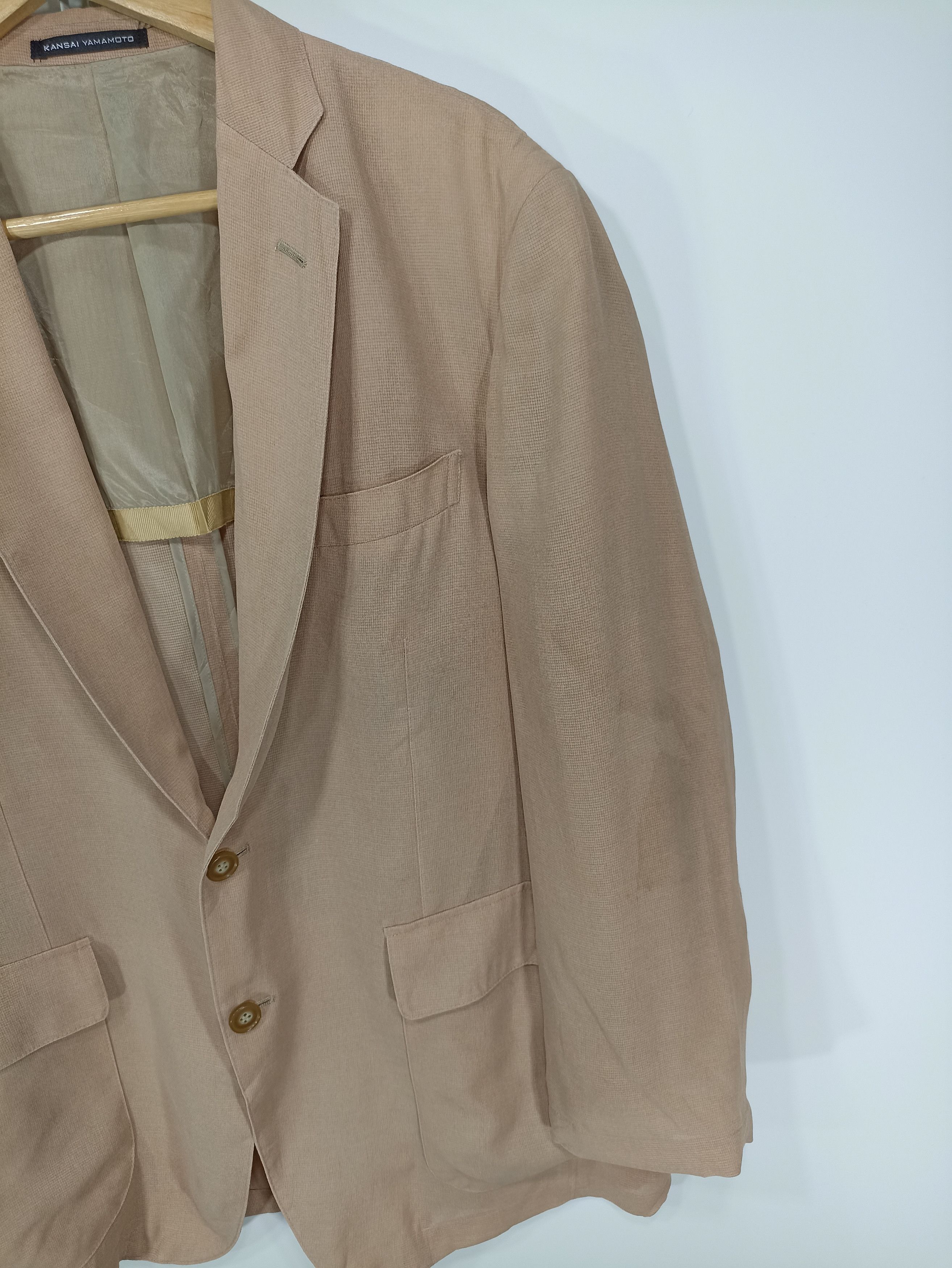 Designer × Japanese Brand × Kansai Yamamoto Kansai Yamamoto Mesh Blazer Size US M / EU 48-50 / 2 - 3 Thumbnail