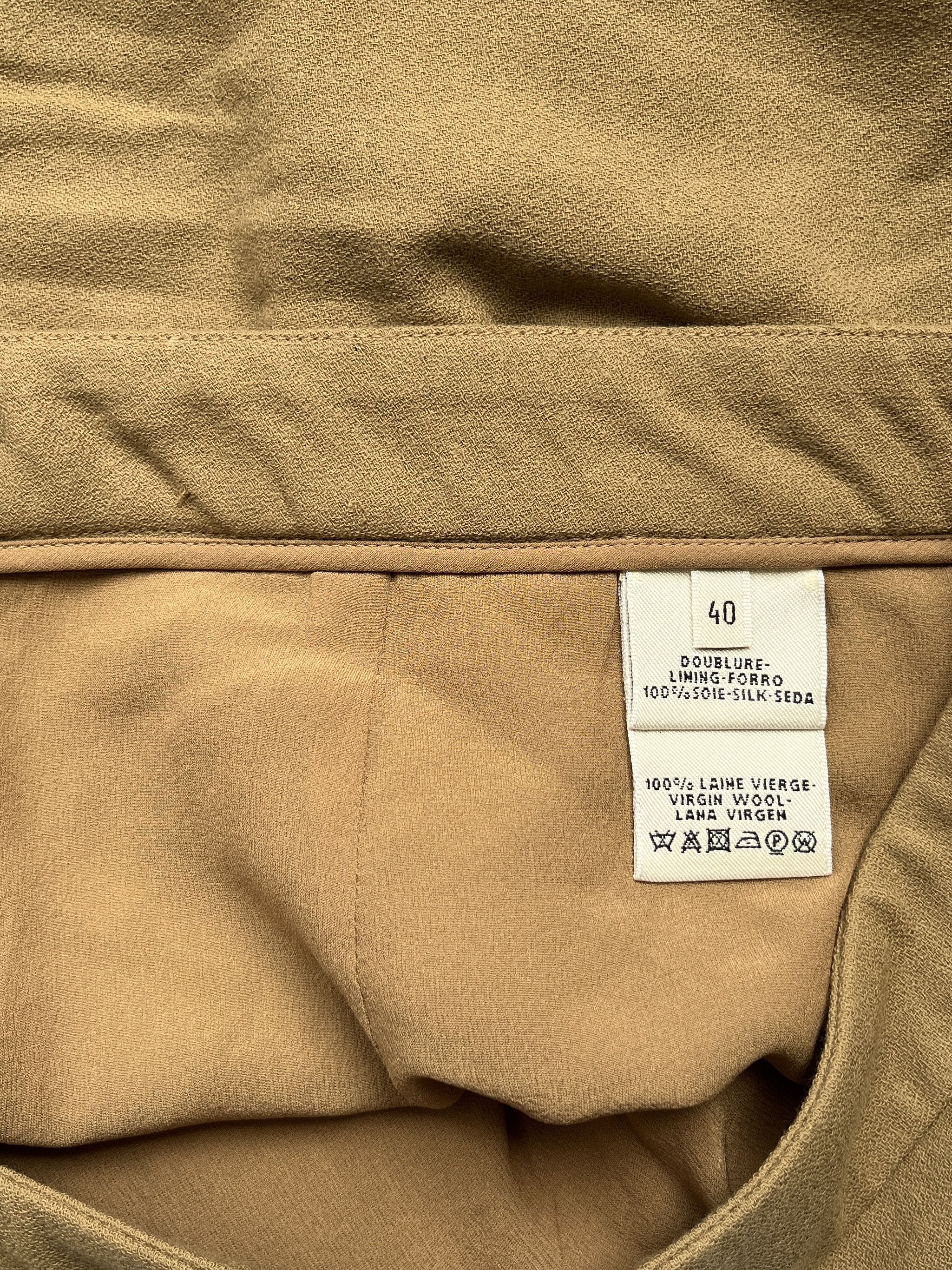 Hermes ⚡️QUICK SALE⚡️Hemes by Martin Margiela Brown/Beige Skirt Size 30" / US 8 / IT 44 - 3 Thumbnail