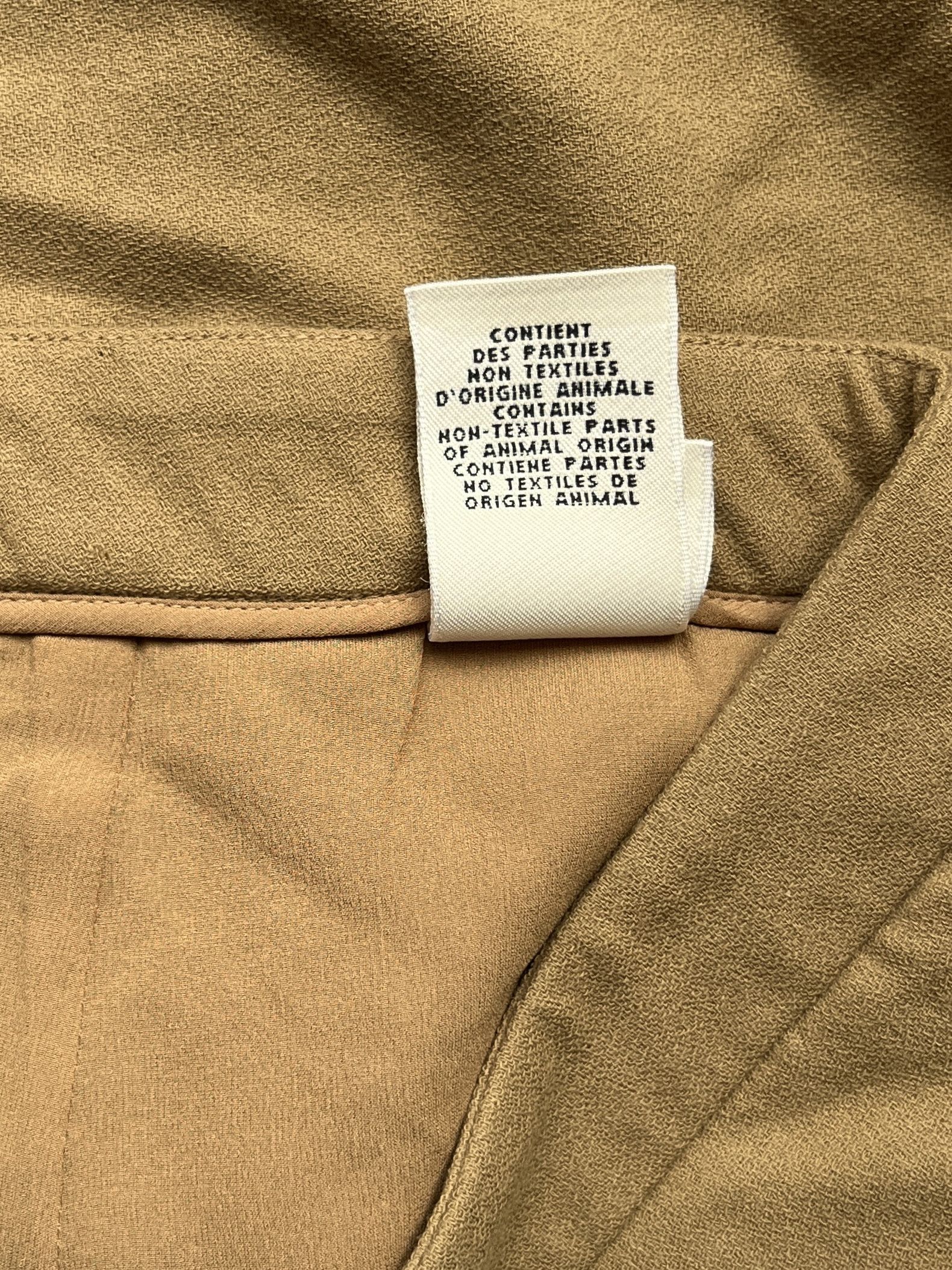 Hermes ⚡️QUICK SALE⚡️Hemes by Martin Margiela Brown/Beige Skirt Size 30" / US 8 / IT 44 - 4 Thumbnail