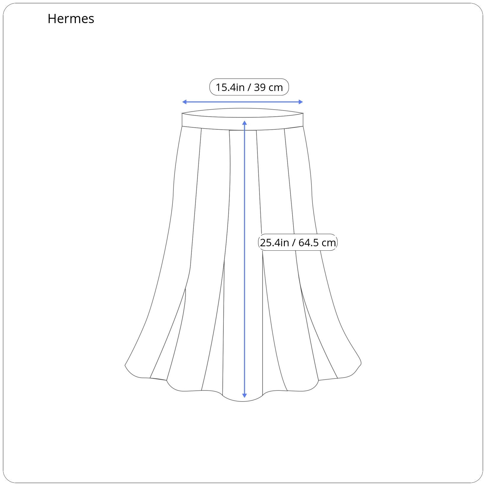 Hermes ⚡️QUICK SALE⚡️Hemes by Martin Margiela Brown/Beige Skirt Size 30" / US 8 / IT 44 - 5 Thumbnail