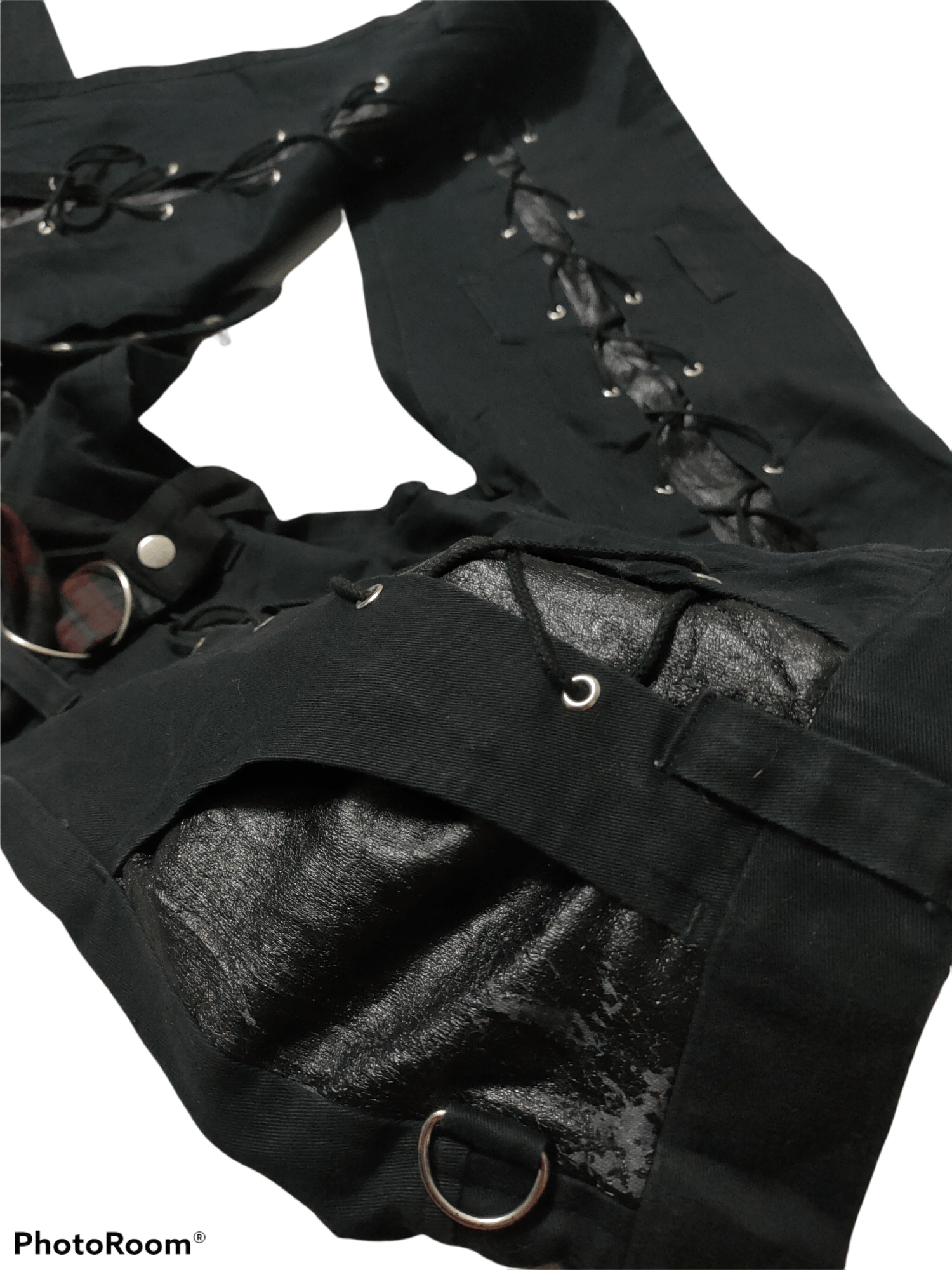Hysteric Glamour × Japanese Brand Flare Bondage Pant by Secret t-Agent x Punk Design Size US 29 - 10 Thumbnail