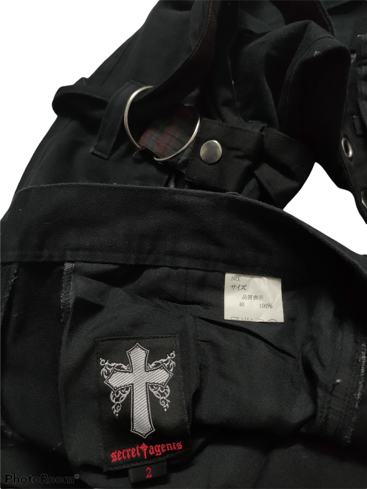 Hysteric Glamour × Japanese Brand Flare Bondage Pant by Secret t-Agent x Punk Design Size US 29 - 7 Thumbnail