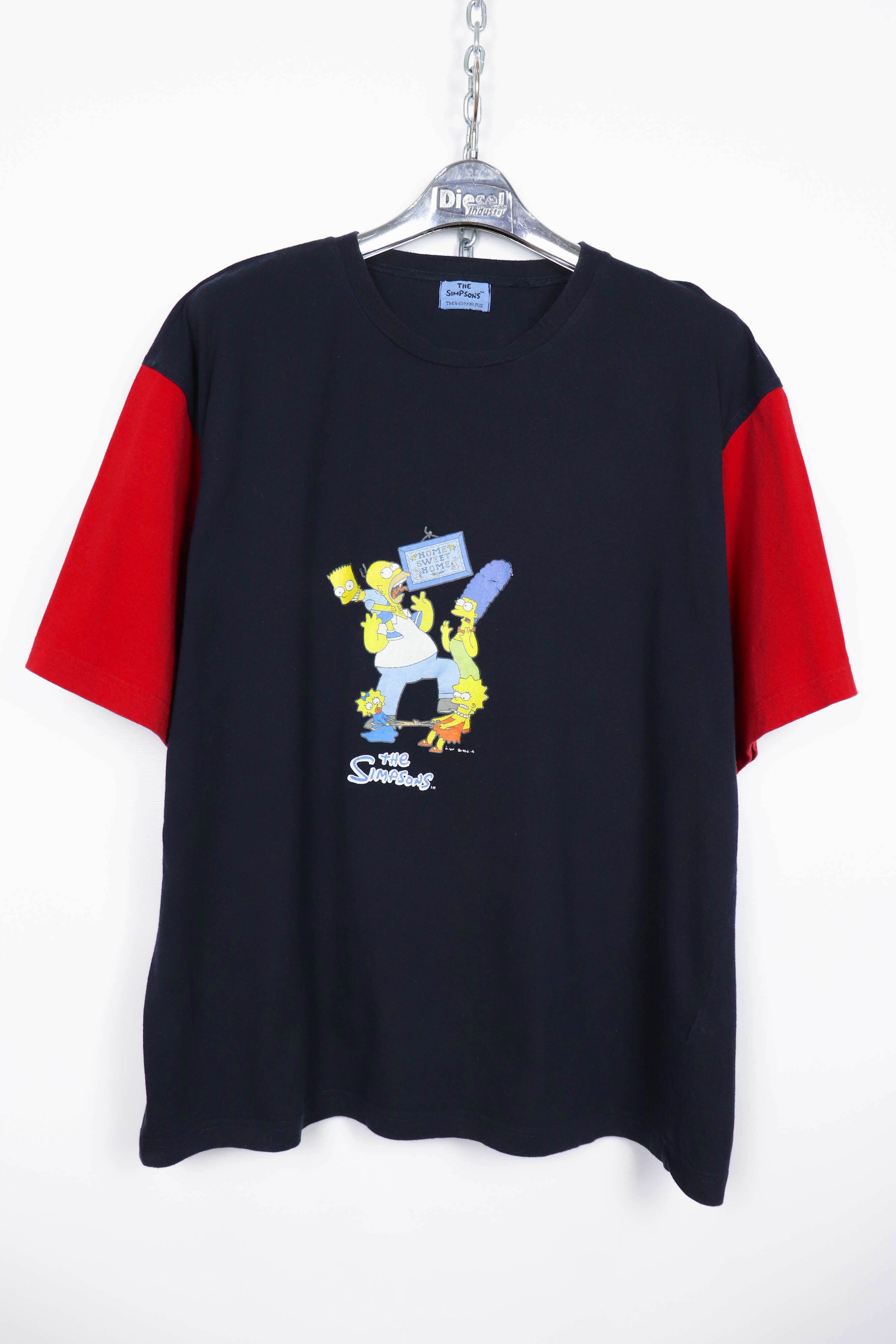 希少 Simpsons Tシャツ XL Sopranos 00s シンプソンズ The Simpsons Button Up Shirt Mens XL Sopranos HOMER 2001