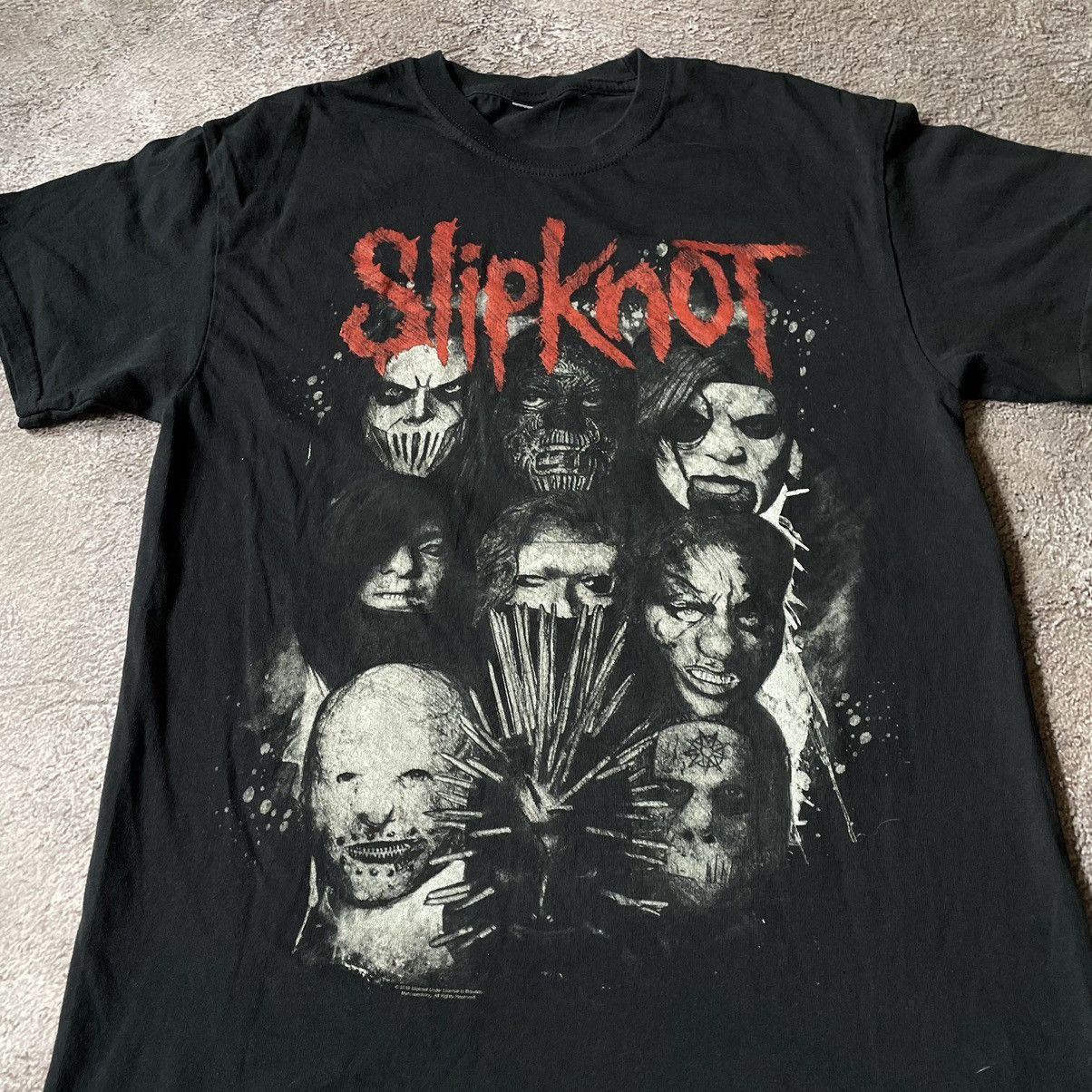 Vintage Vintage Y2K Slipknot Band Tee Graphic Grunge Dark Slim M Size US M / EU 48-50 / 2 - 5 Thumbnail