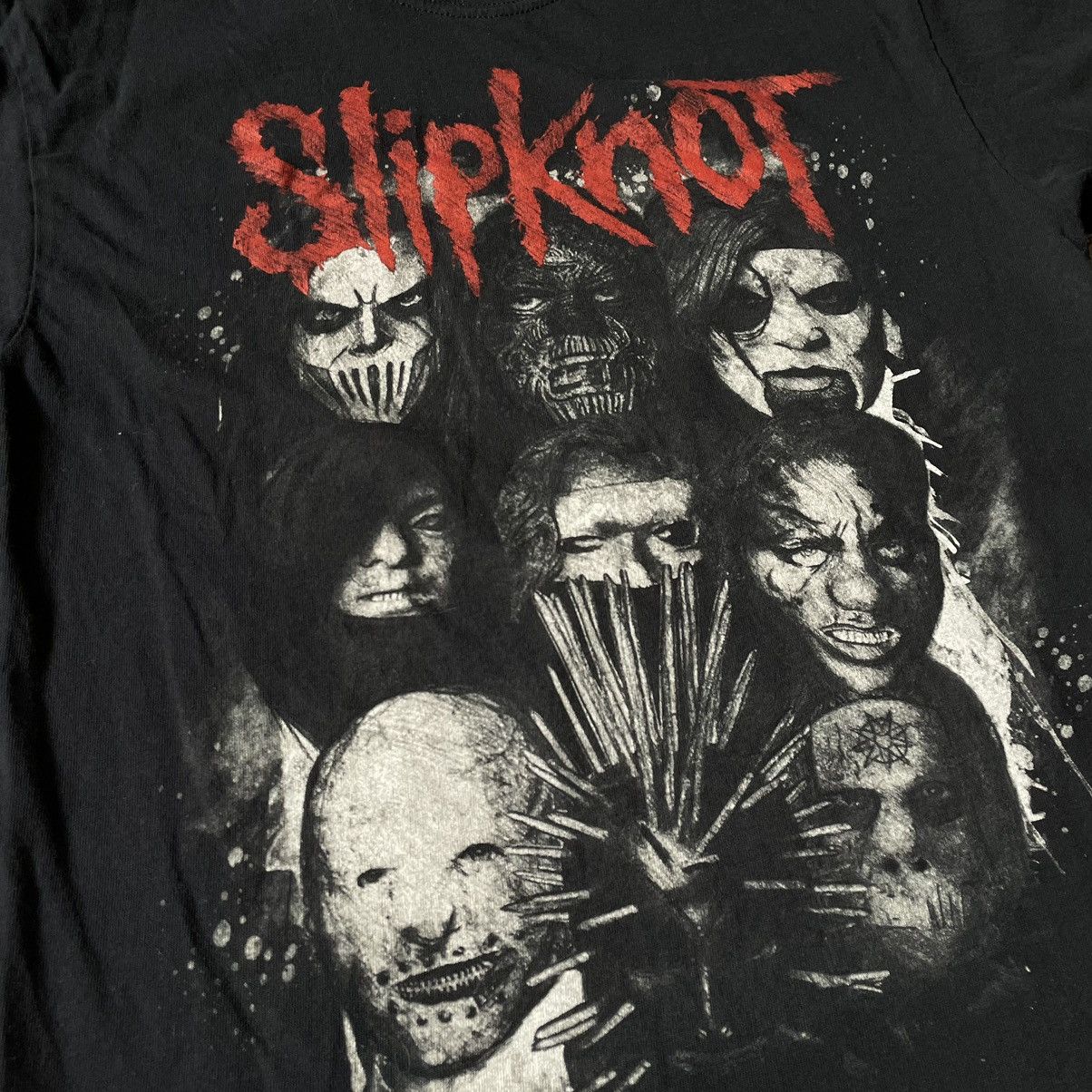 Vintage Vintage Y2K Slipknot Band Tee Graphic Grunge Dark Slim M Size US M / EU 48-50 / 2 - 6 Thumbnail