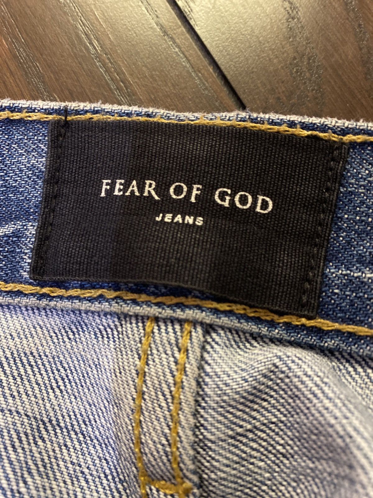 Fear of God Fear Of God denim indigo Size US 35 - 3 Thumbnail