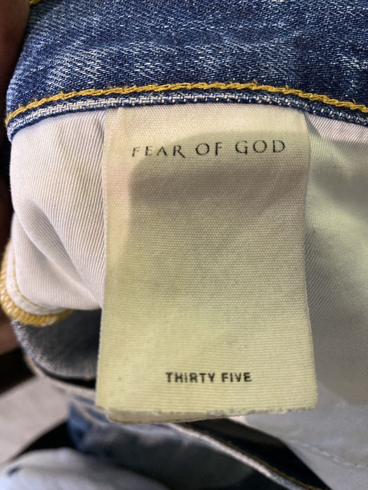 Fear of God Fear Of God denim indigo Size US 35 - 4 Thumbnail