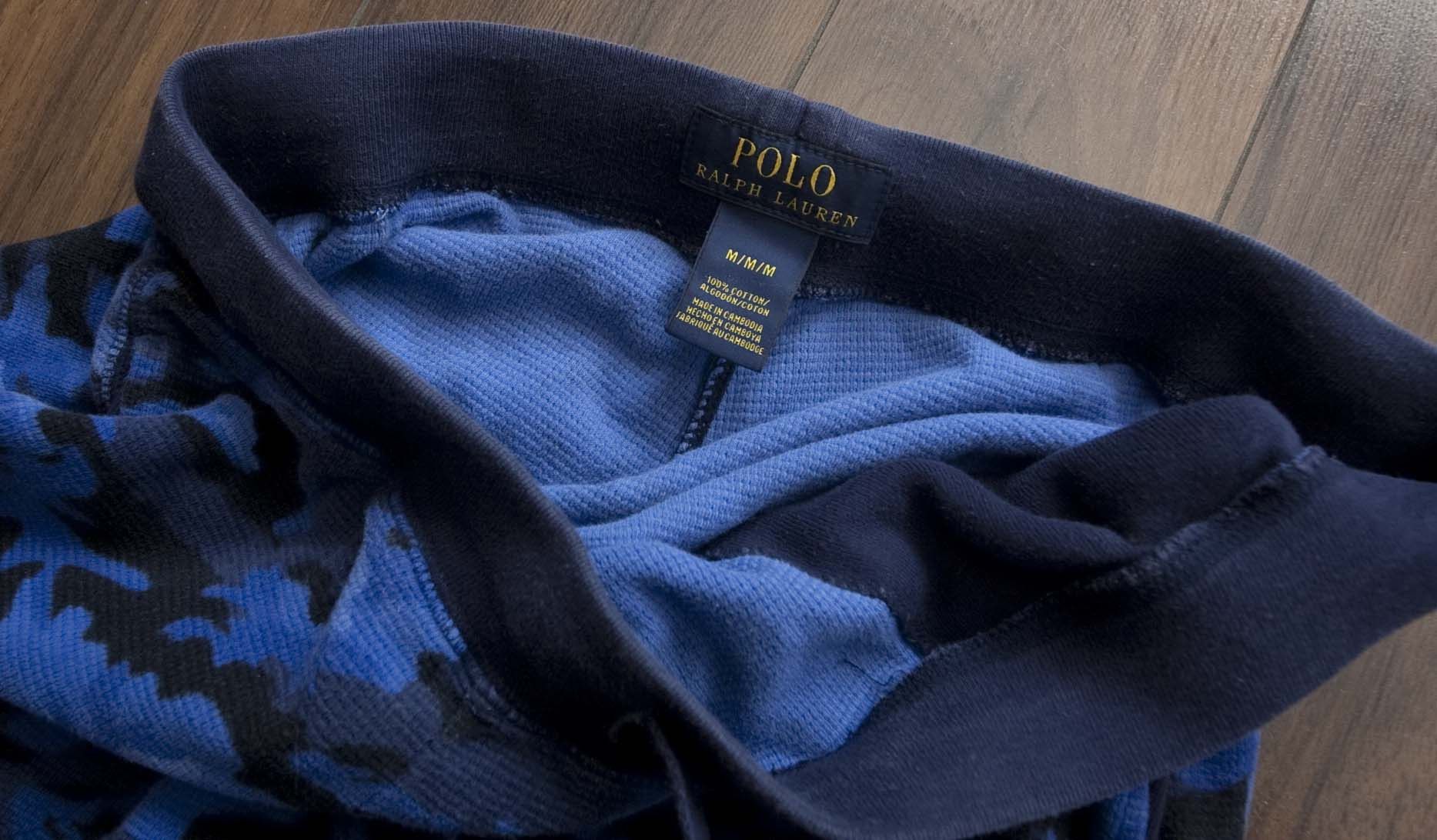 Polo Ralph Lauren Ralph Lauren Pajama Pants Jogger Camo Blue Size33x26 Size US 33 - 4 Thumbnail