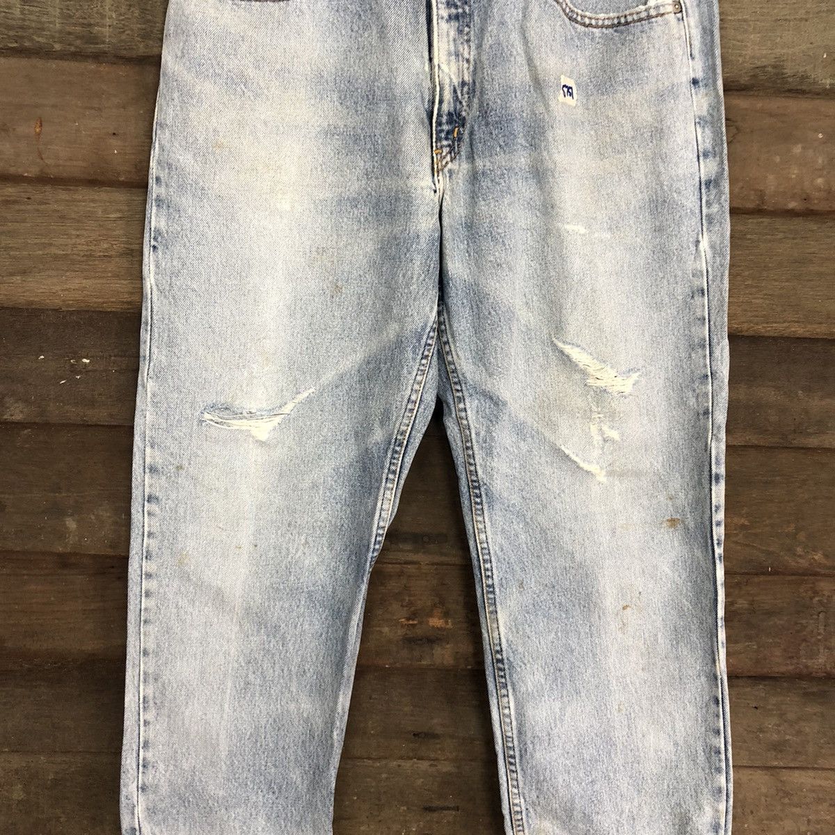 Edwin Vtg Edwin Light Blue Denim Jeans Pants #5751 Size US 32 / EU 48 - 4 Thumbnail