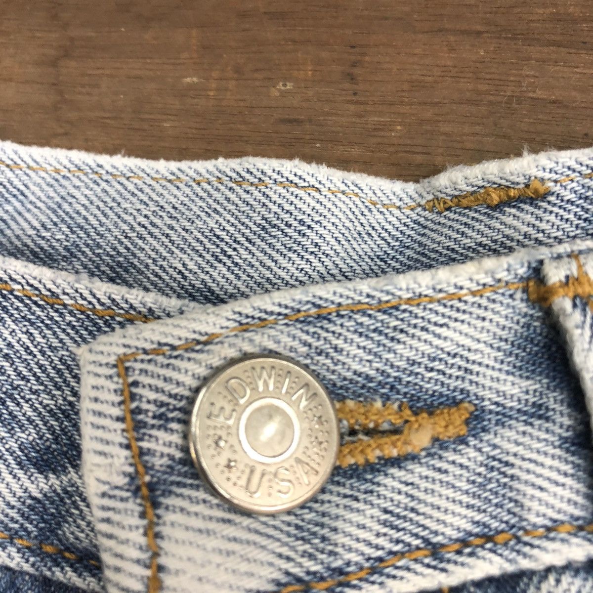 Edwin Vtg Edwin Light Blue Denim Jeans Pants #5751 Size US 32 / EU 48 - 8 Thumbnail