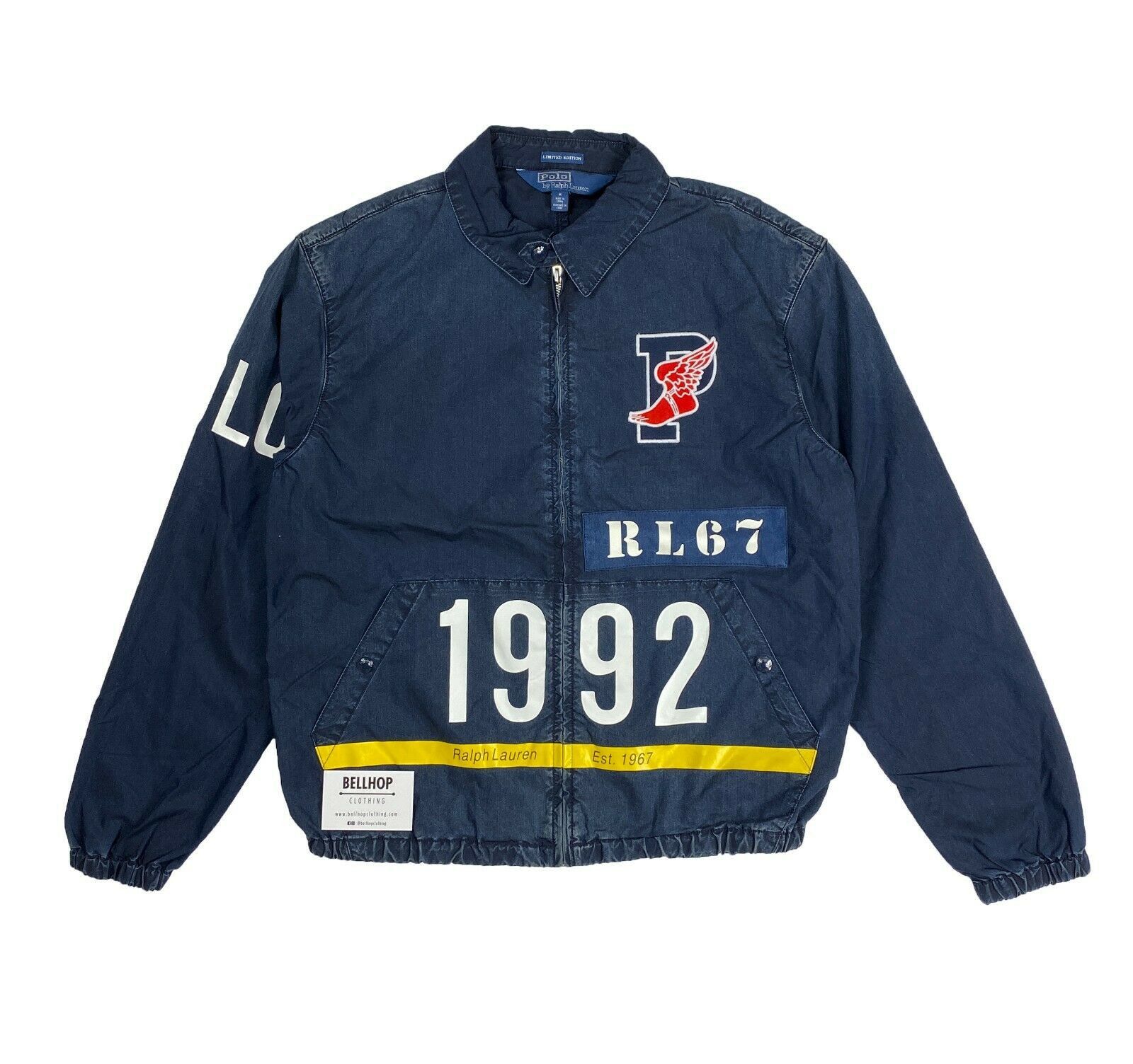 Polo Ralph Lauren Polo Ralph Lauren Indigo Stadium Denim Jacket Hat Set XL Size US XL / EU 56 / 4 - 19 Thumbnail
