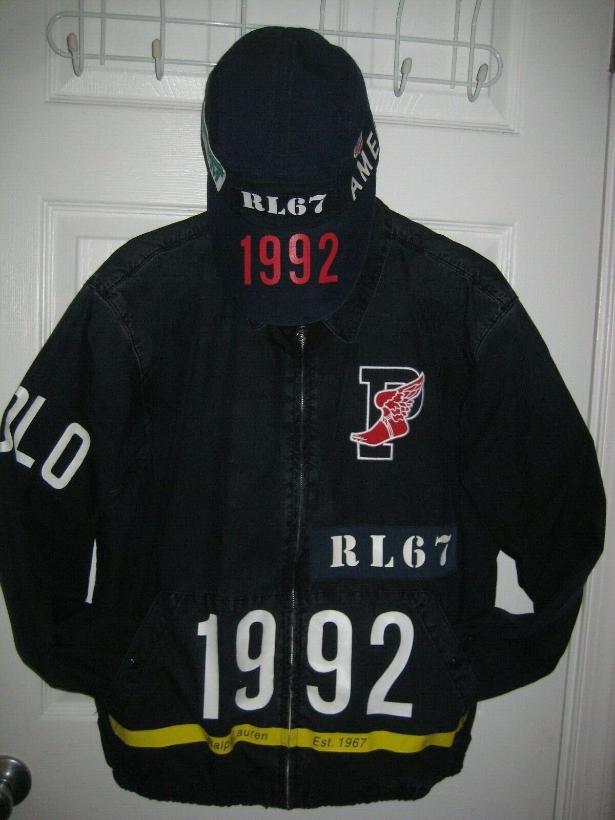 Polo Ralph Lauren Polo Ralph Lauren Indigo Stadium Denim Jacket Hat Set XL Size US XL / EU 56 / 4 - 1 Thumbnail