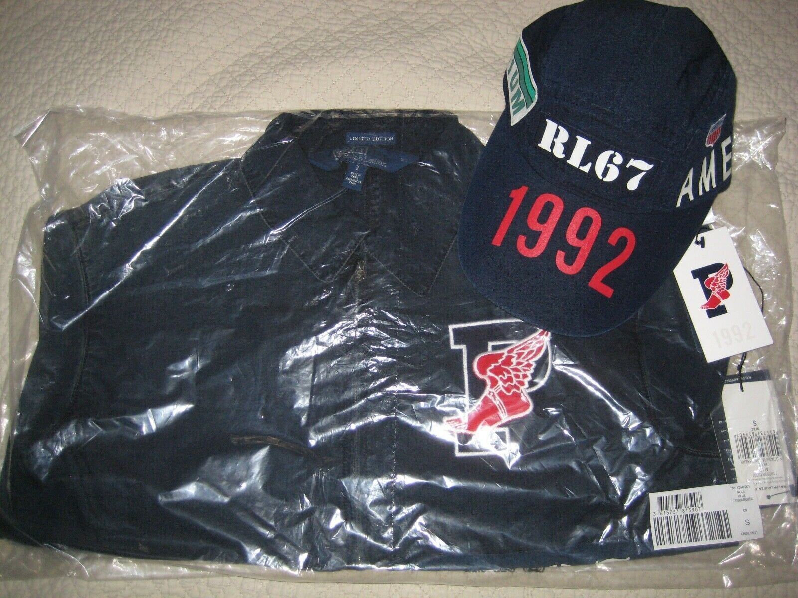 Polo Ralph Lauren Polo Ralph Lauren Indigo Stadium Denim Jacket Hat Set XL Size US XL / EU 56 / 4 - 3 Thumbnail