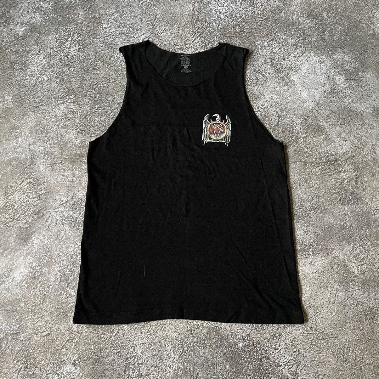 Vintage Vintage Y2K Tee Slayer Dead Face 666 Devil XL Size US XL / EU 56 / 4 - 3 Thumbnail