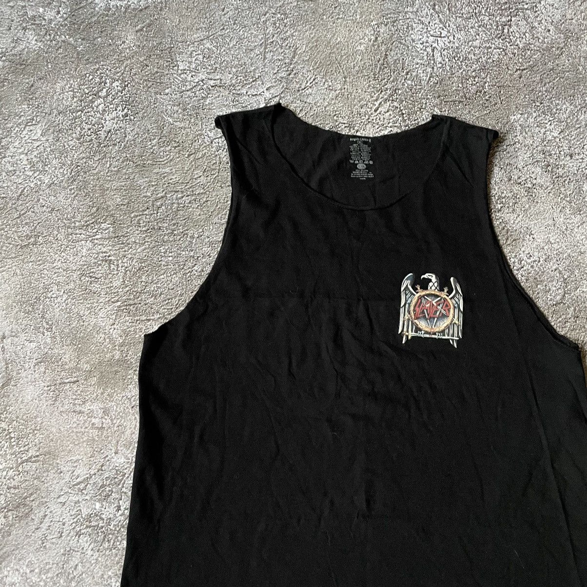 Vintage Vintage Y2K Tee Slayer Dead Face 666 Devil XL Size US XL / EU 56 / 4 - 4 Thumbnail