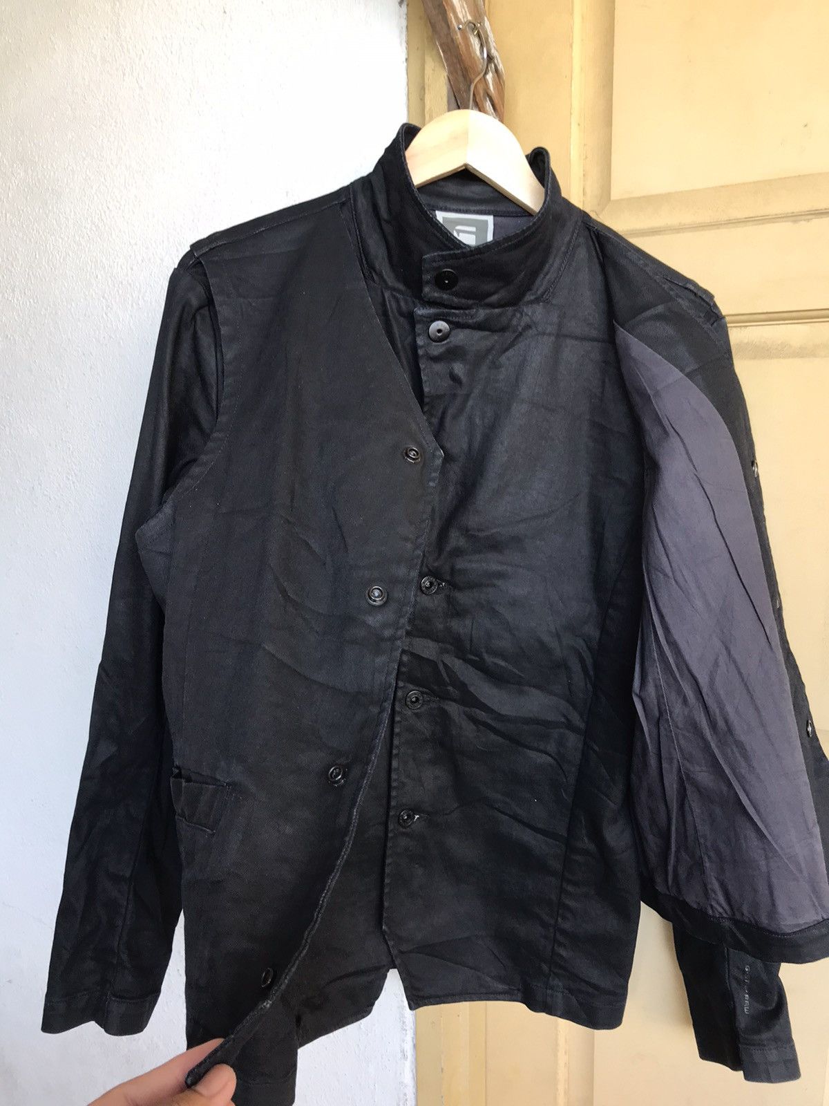 G-Star G-Star Raw Double Layer Punk Waxed Jacket If Six Was Nine Size US M / EU 48-50 / 2 - 14 Thumbnail