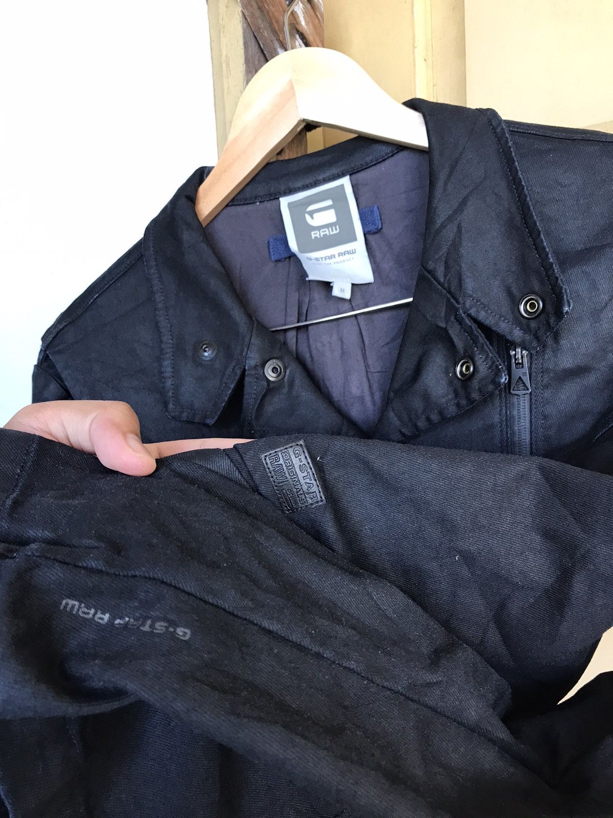 G-Star G-Star Raw Double Layer Punk Waxed Jacket If Six Was Nine Size US M / EU 48-50 / 2 - 9 Thumbnail