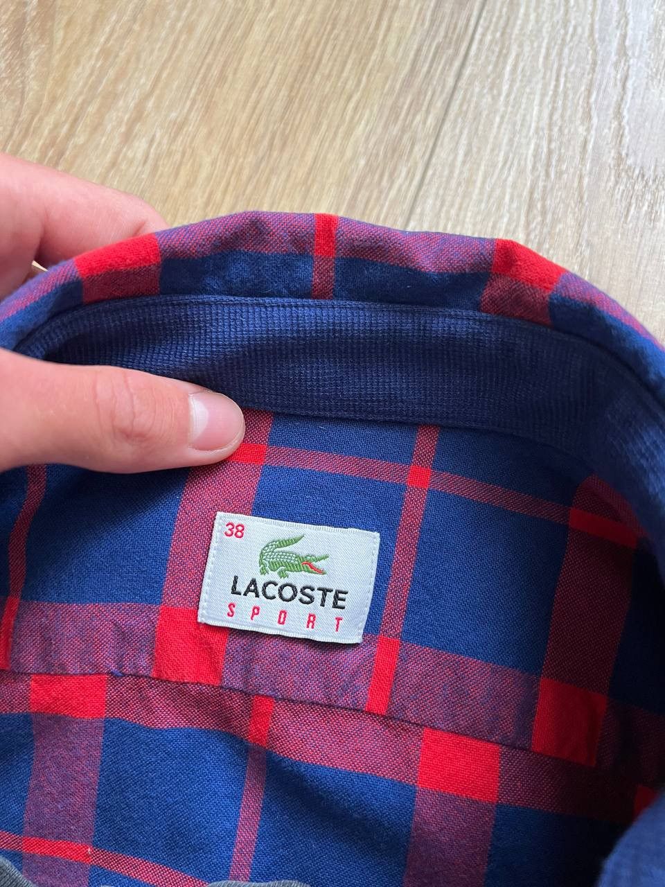 Lacoste Flannel Shirt Lacoste Travis Scott Style Size US S / EU 44-46 / 1 - 5 Thumbnail