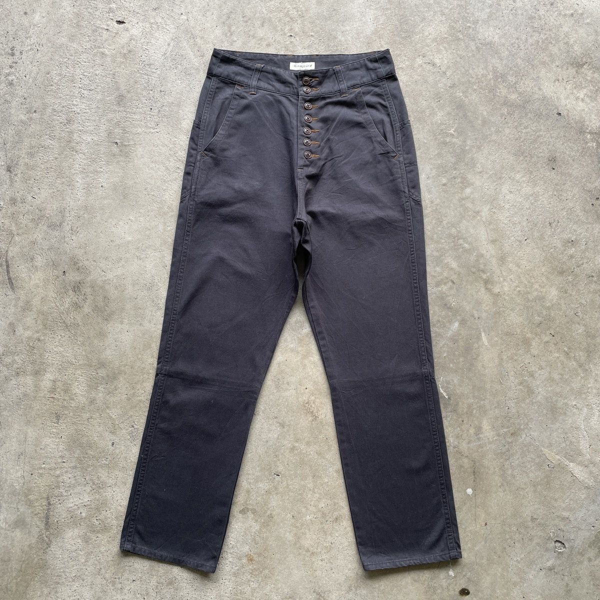 Japanese Brand Vintage Rinajour Faded Trousers Casual Pants W26x26 Size US 26 / EU 42 - 1 Thumbnail