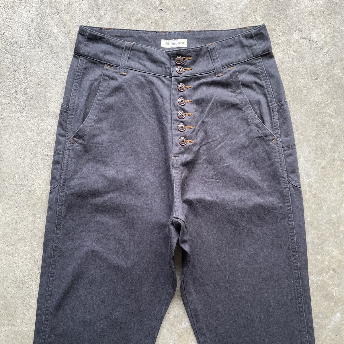 Japanese Brand Vintage Rinajour Faded Trousers Casual Pants W26x26 Size US 26 / EU 42 - 3 Thumbnail