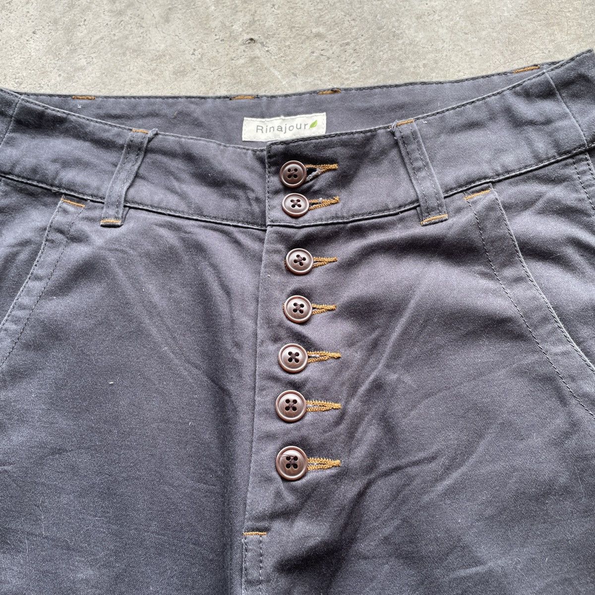 Japanese Brand Vintage Rinajour Faded Trousers Casual Pants W26x26 Size US 26 / EU 42 - 7 Thumbnail