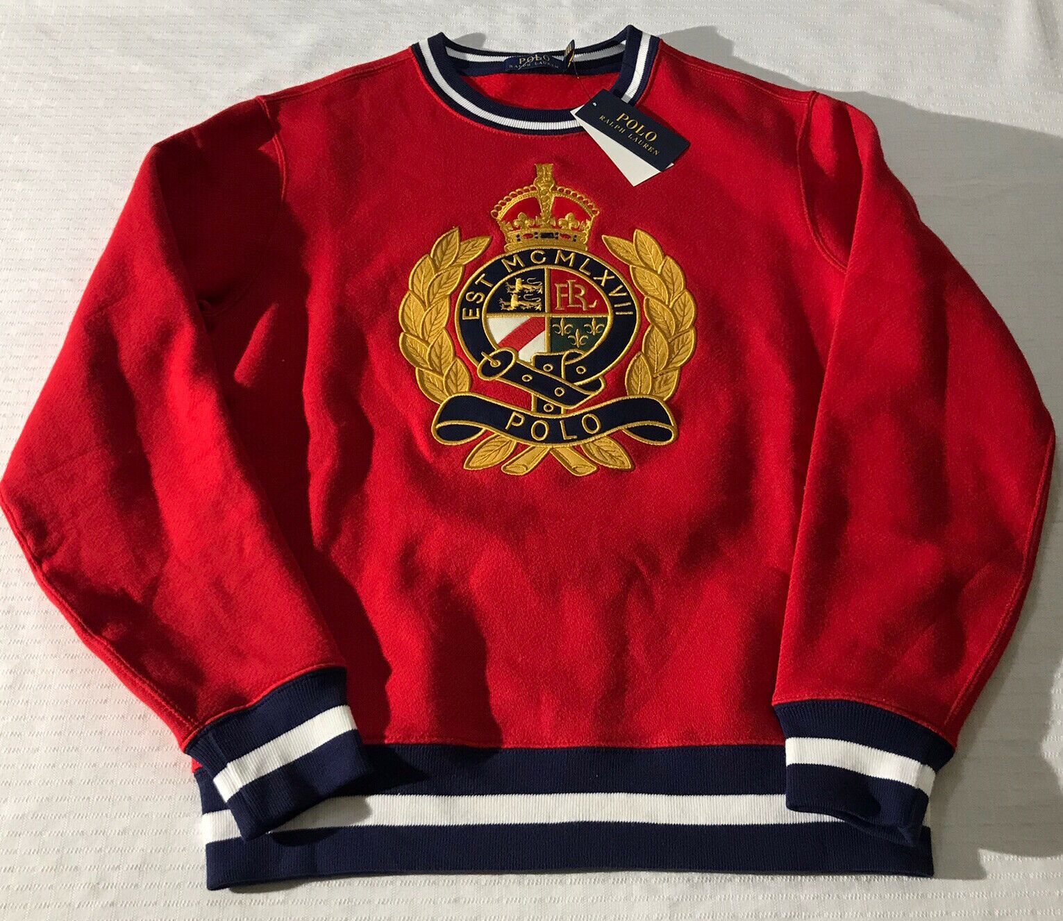 Polo Ralph Lauren Polo Ralph Lauren Yale Crest Sweatshirt XXL Size US XXL / EU 58 / 5 - 11 Thumbnail