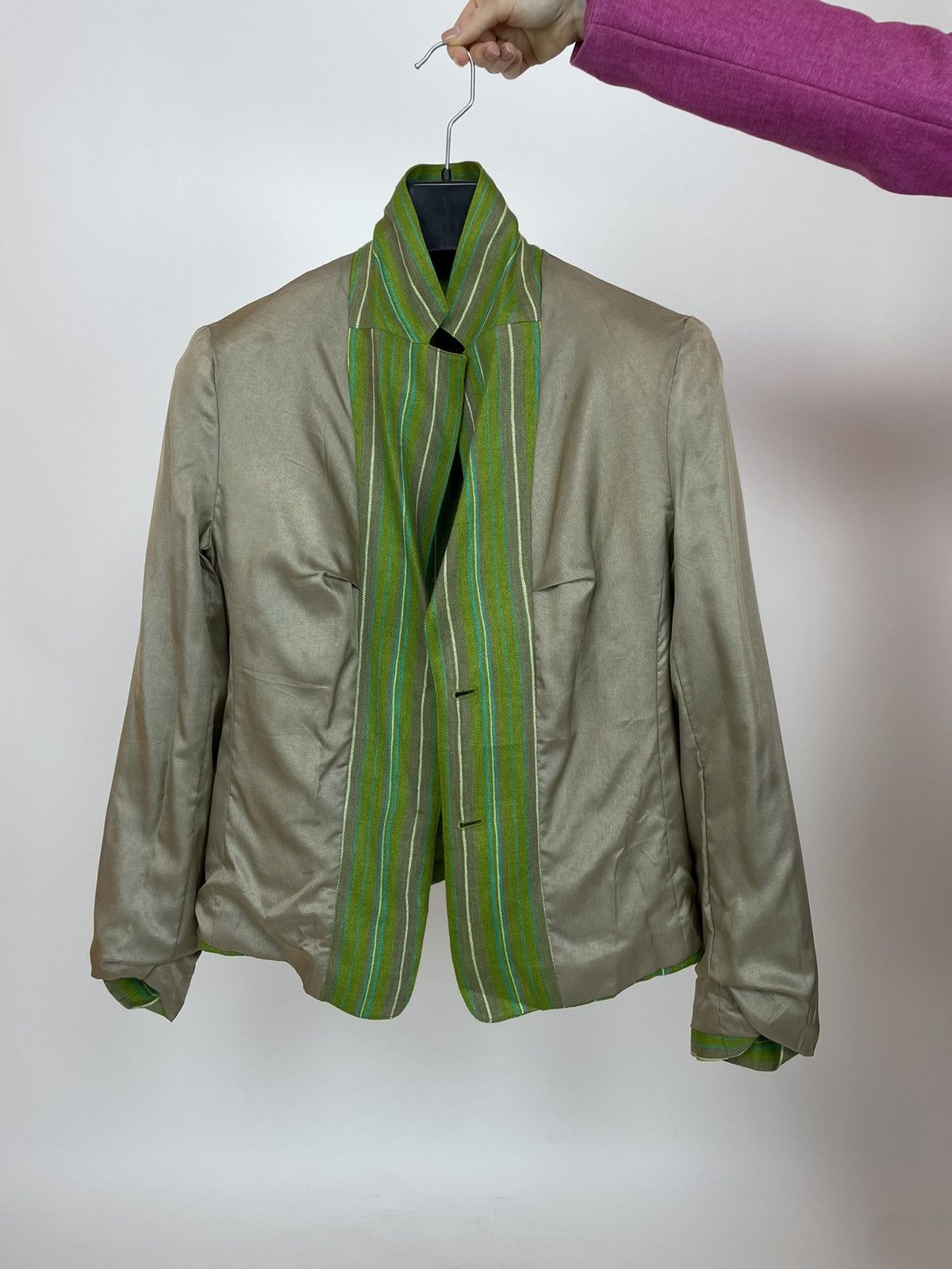 Other Claudia Strated Linen Blazer jacket Womens size 44 Size M / US 6-8 / IT 42-44 - 14 Thumbnail