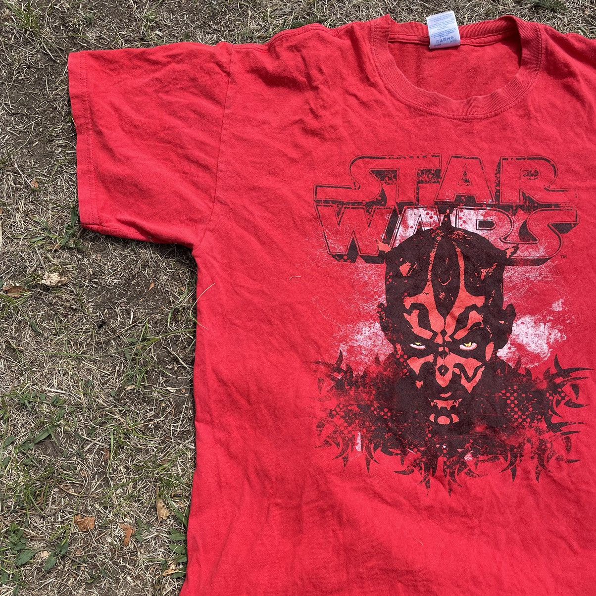 Vintage Vintage Y2K Sun Faded Graphic Tee Horror Streetwear Boxy M Size US M / EU 48-50 / 2 - 2 Thumbnail