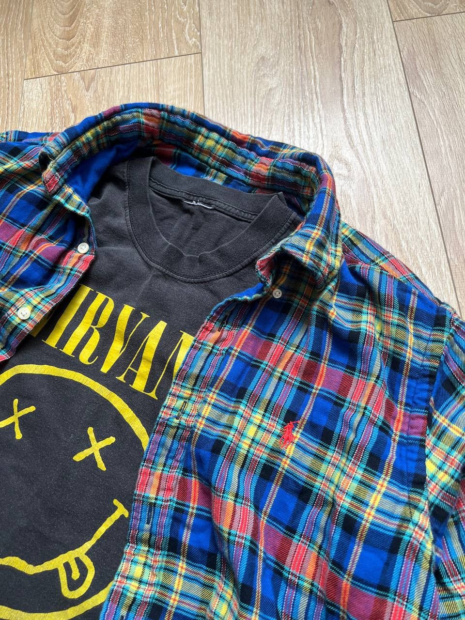 Polo Ralph Lauren Flannel Shirt Ralph Lauren Travis Scott Style Size US XL / EU 56 / 4 - 4 Thumbnail