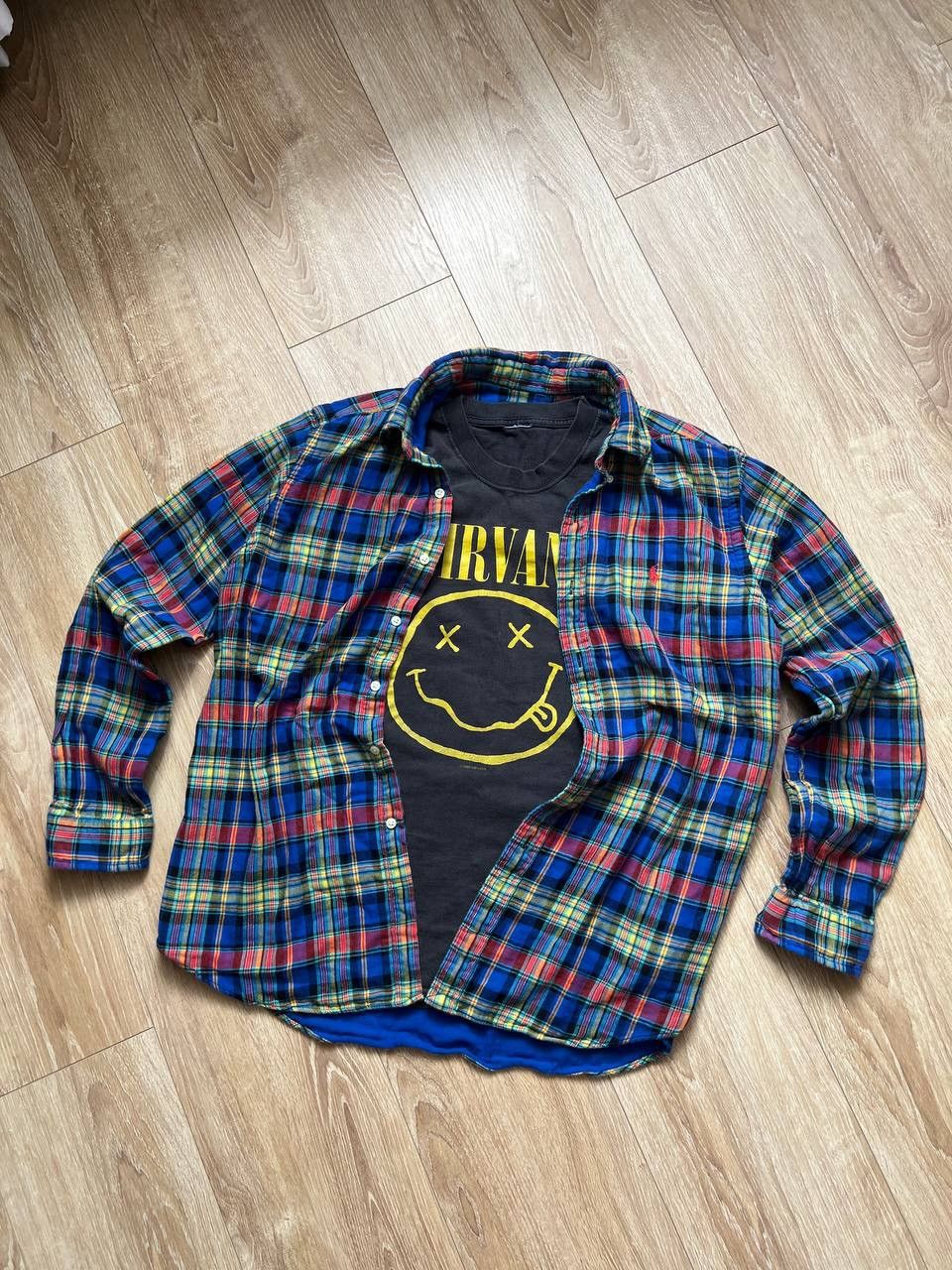 Polo Ralph Lauren Flannel Shirt Ralph Lauren Travis Scott Style Size US XL / EU 56 / 4 - 1 Thumbnail