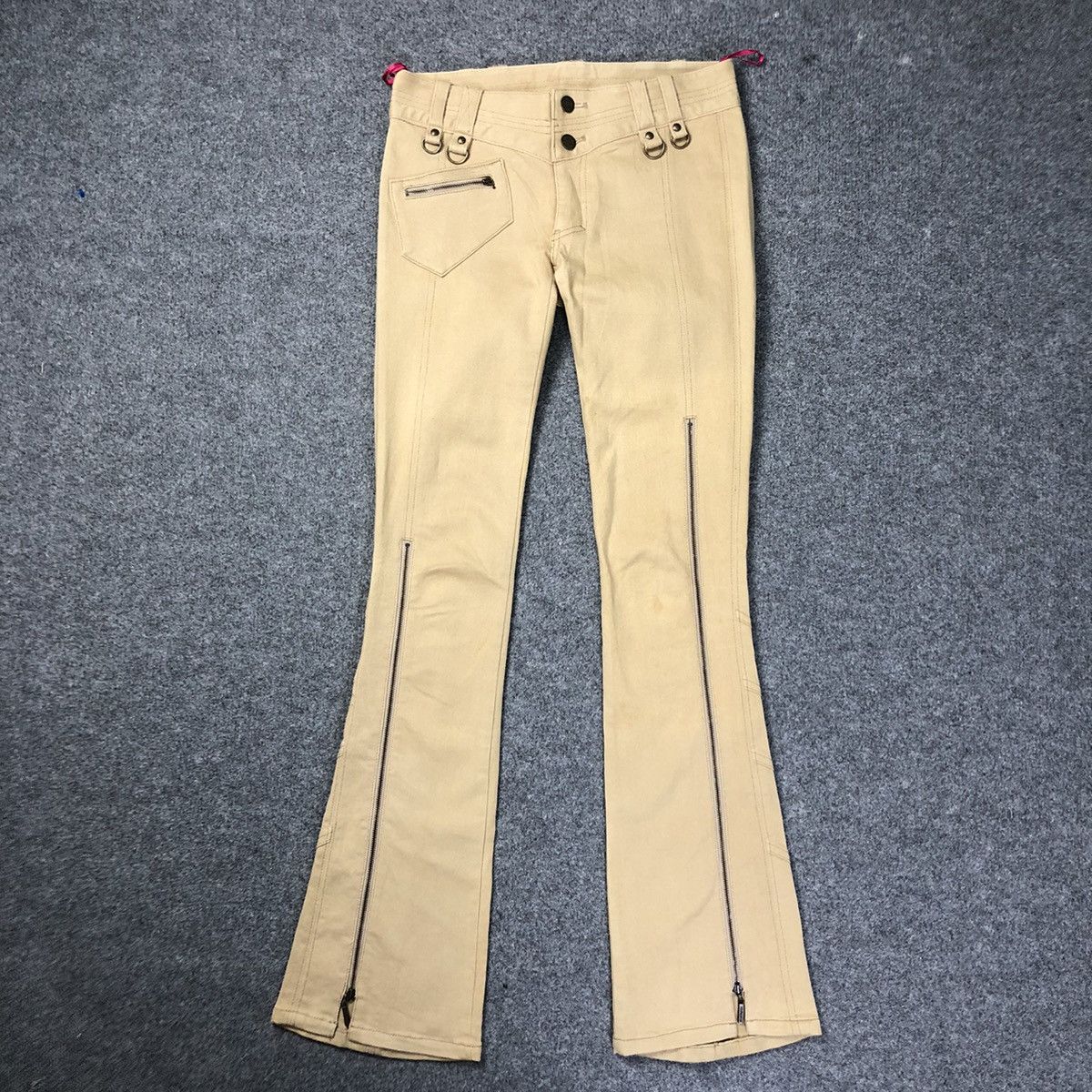 image of Vintage Pink Papillon Flare Bootcut Pants, Women's (Size 28)