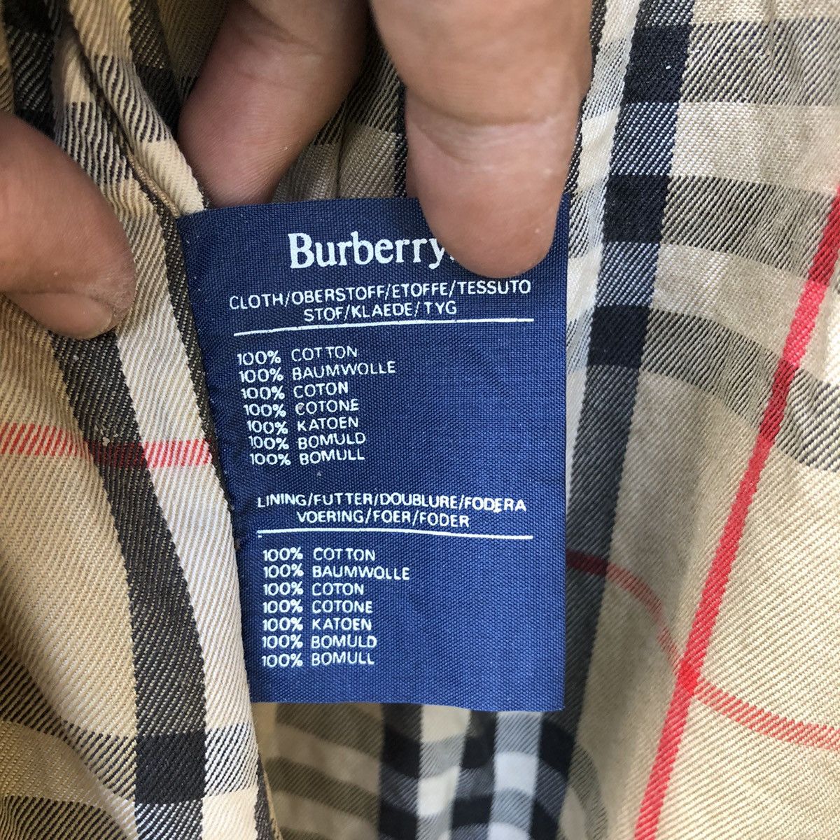 Burberry 📣VINTAGE BURBERRY ENGLAND NOVA CHECK JACKET Size US M / EU 48-50 / 2 - 5 Thumbnail