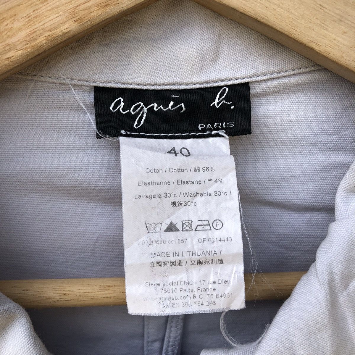 agnes b. 🔥AGNES B BUTTON UP Size L / US 10 / IT 46 - 4 Thumbnail