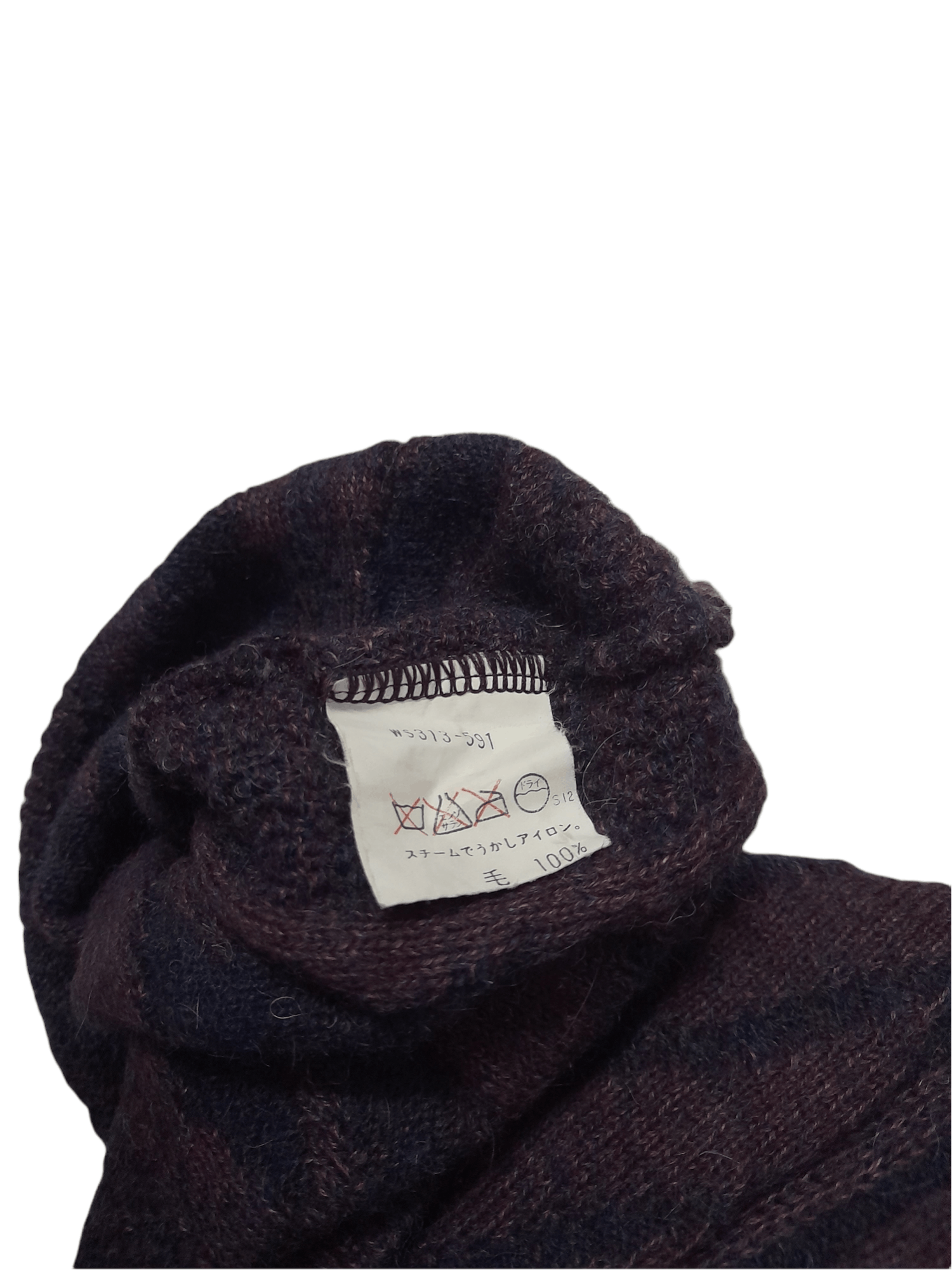 Burberry BURBERRY Cable Knitwear (D869) Size US L / EU 52-54 / 3 - 6 Thumbnail