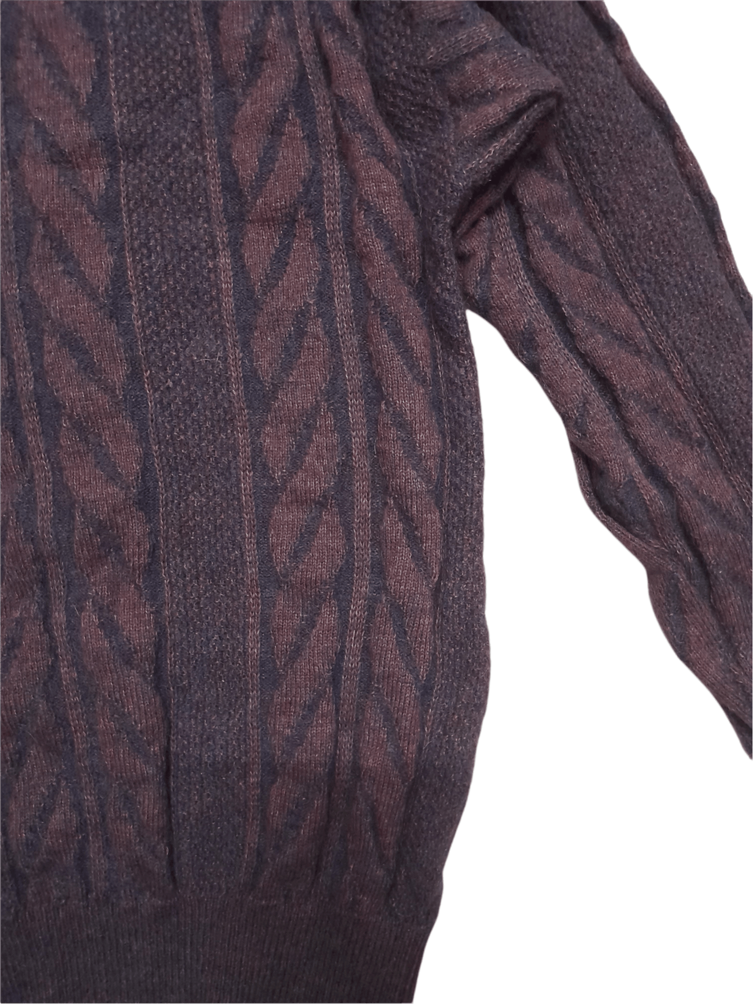 Burberry BURBERRY Cable Knitwear (D869) Size US L / EU 52-54 / 3 - 3 Thumbnail