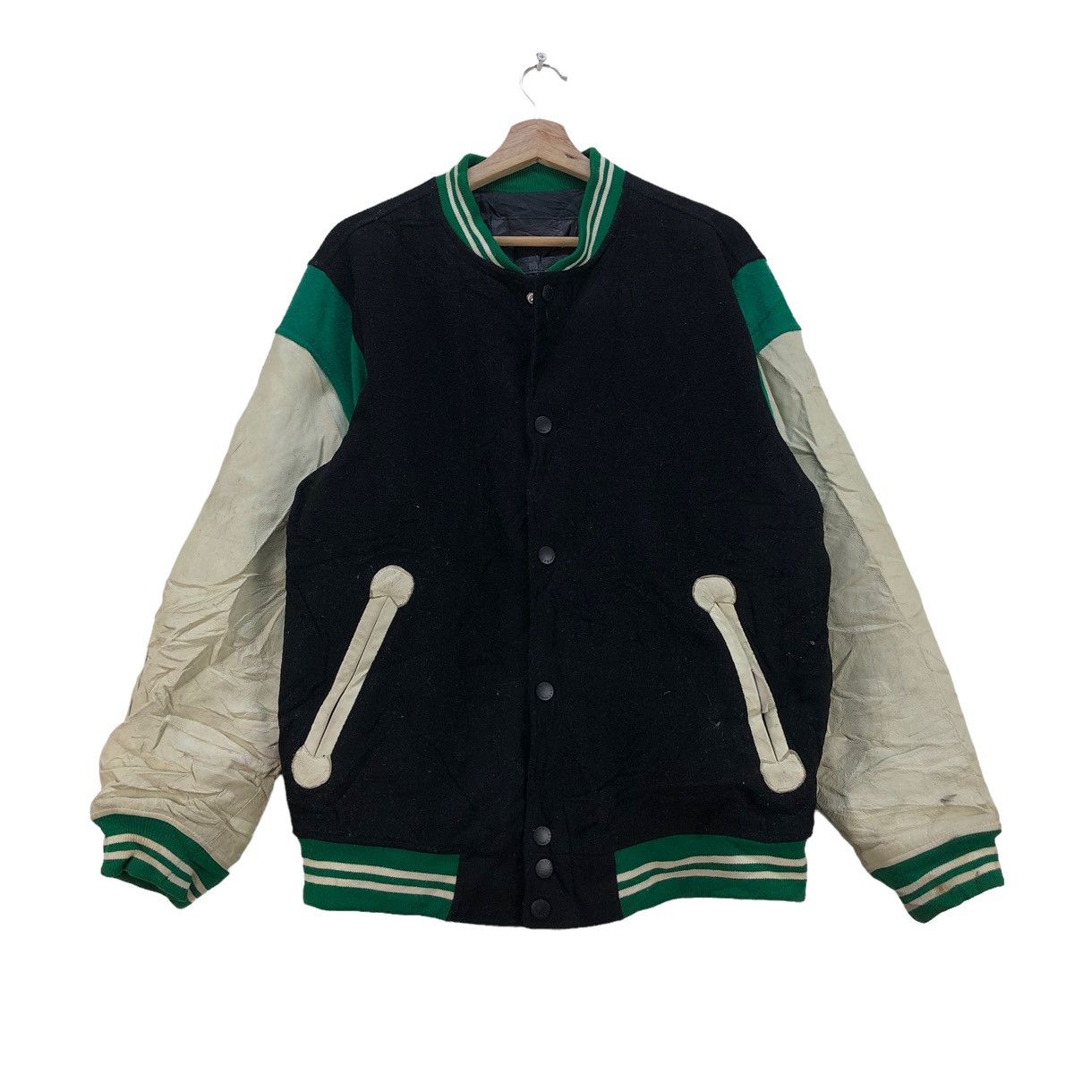 MasterPiece Vintage Varsity Master Piece Blank Jacket Size US M / EU 48-50 / 2 - 1 Thumbnail