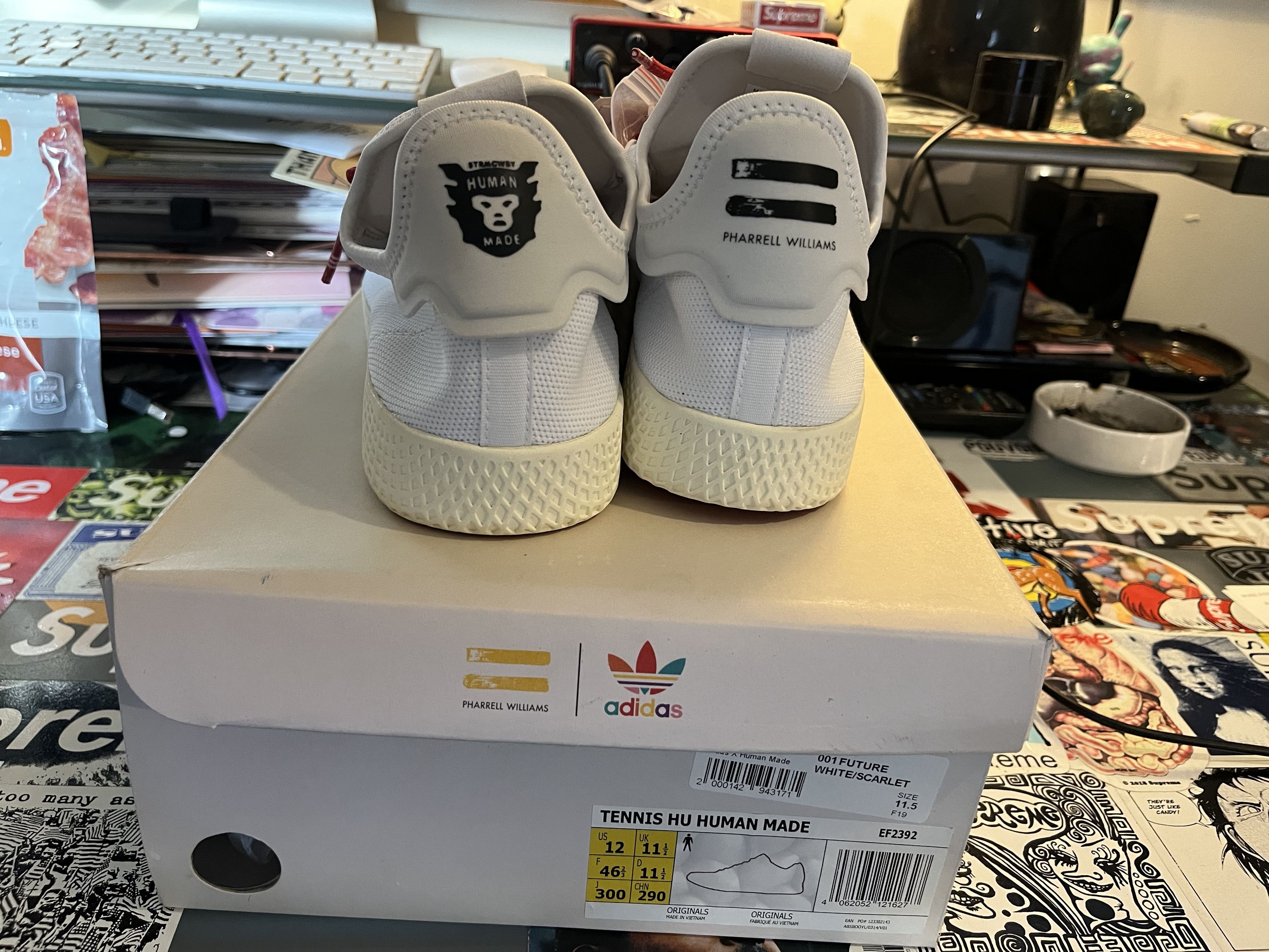 Adidas Love Pack Tennis Hu (VNDS) Size US 12 / EU 45 - 7 Thumbnail