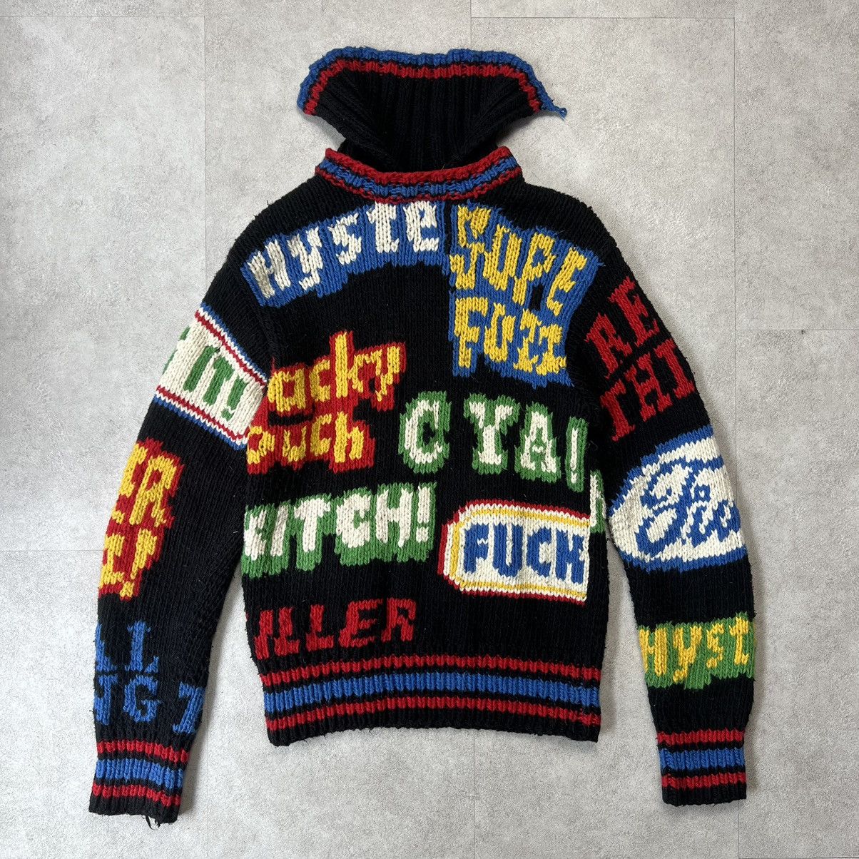Super Hysteric Collection Multicolor Knit Sweater