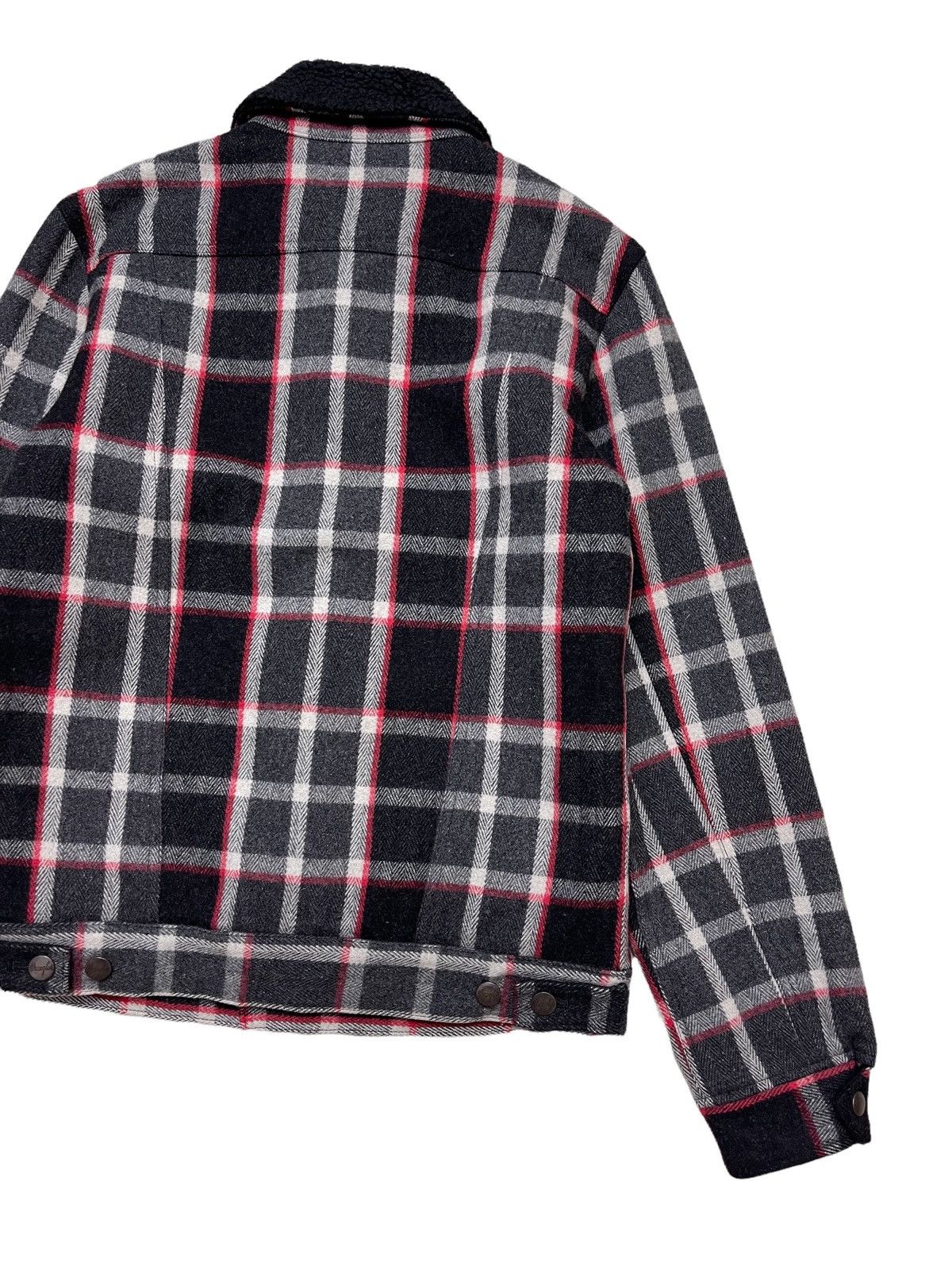 Japanese Brand Wrangler X Bigi Sherpa Tartan Blouson Jacket Size US S / EU 44-46 / 1 - 5 Thumbnail